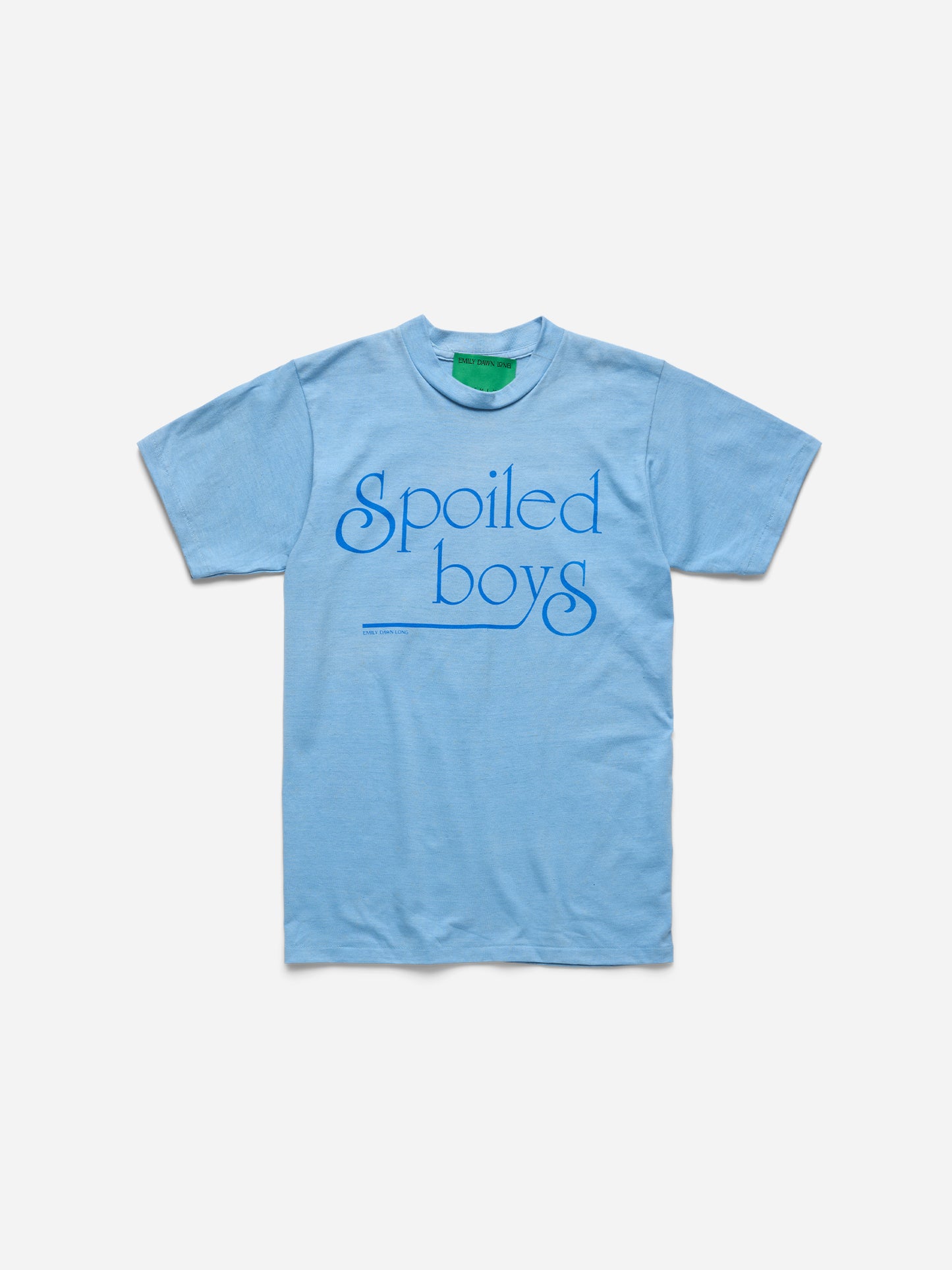 SPOILED BOYS -  LIGHT BLUE TEE_S (g)