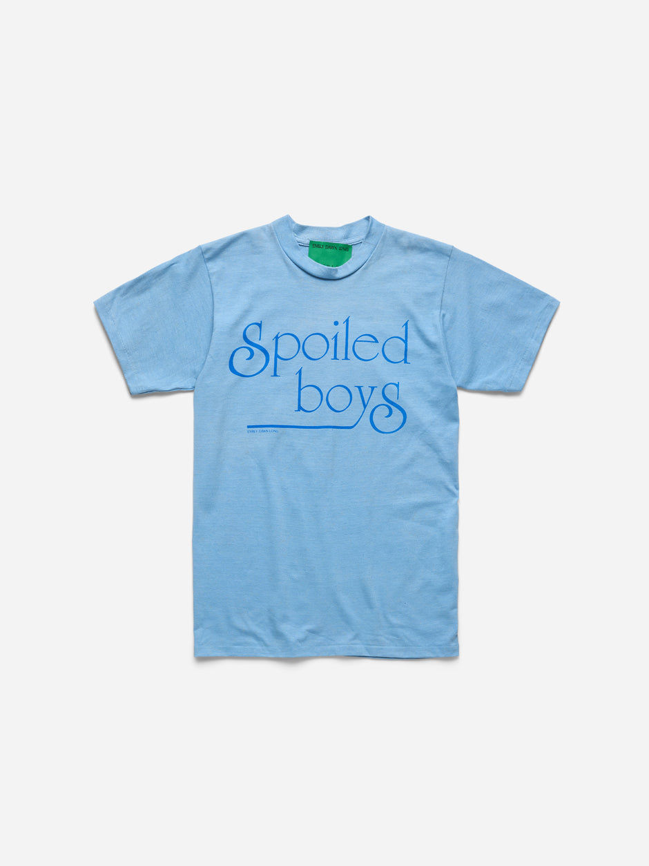 SPOILED BOYS -  LIGHT BLUE TEE_S (g)