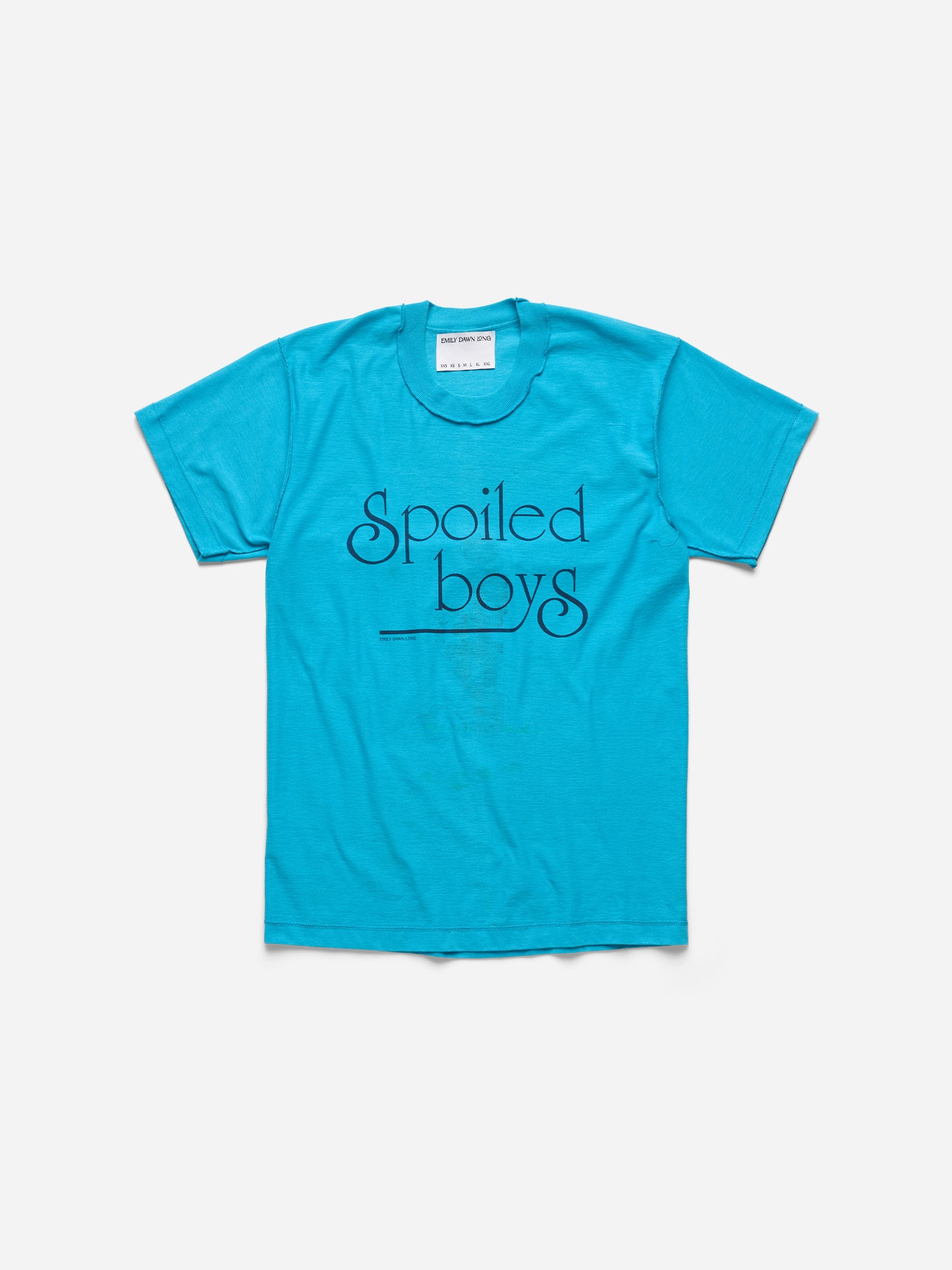 SPOILED BOYS -  BLUE TEE_PANDA_S/M (x)