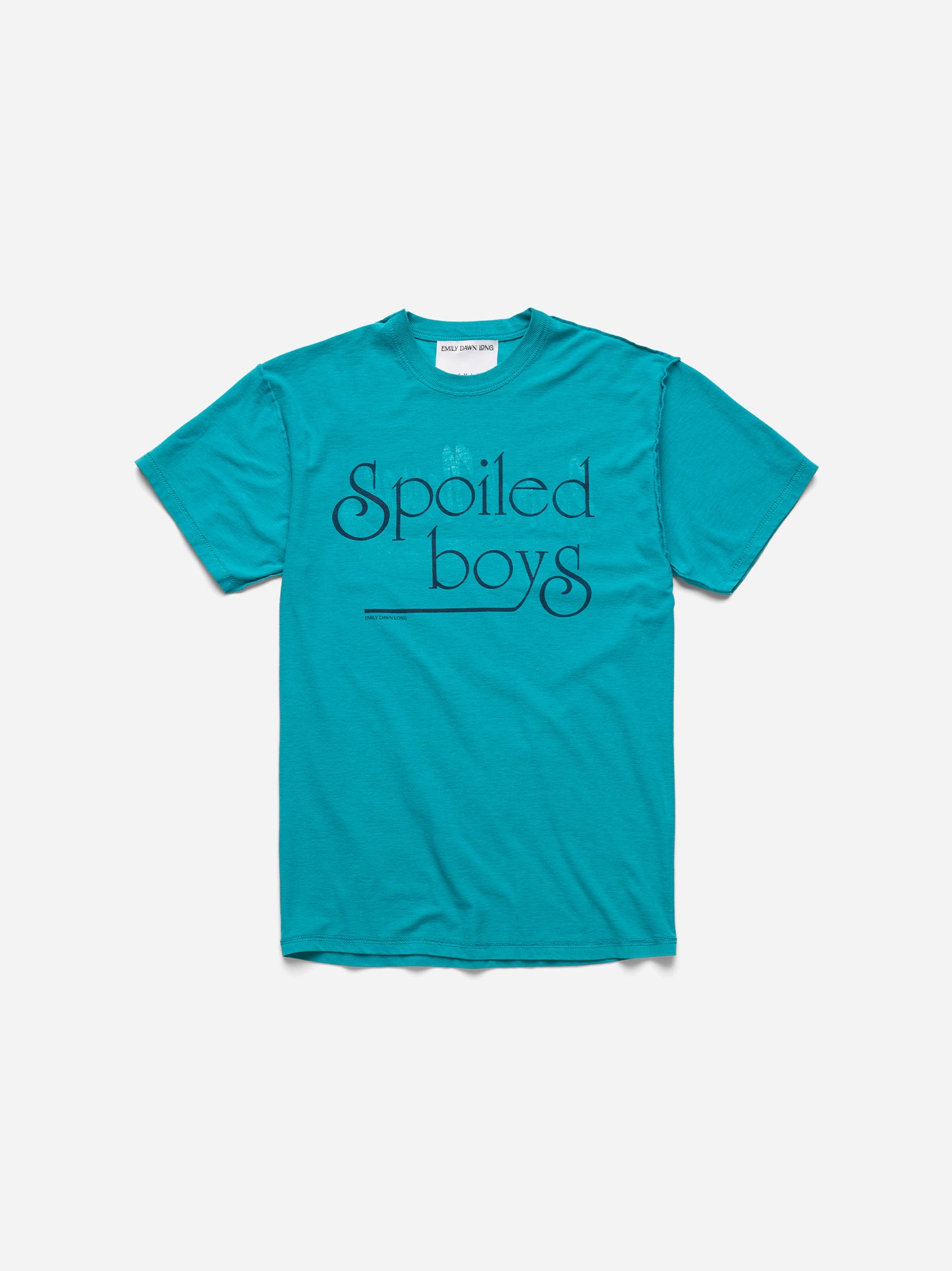 SPOILED BOYS -  TEAL TEE_NASSAU_S (w)