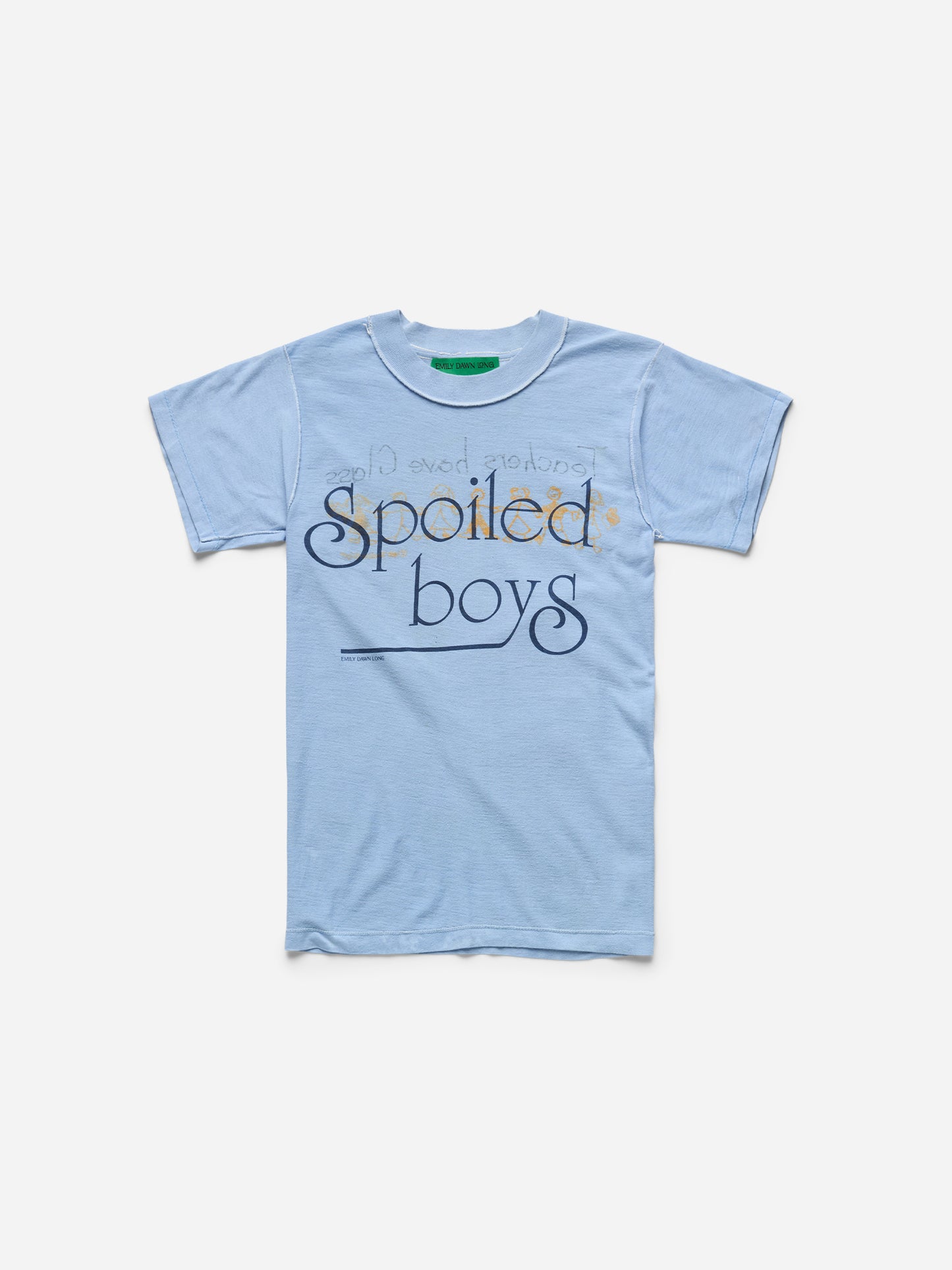 SPOILED BOYS -  LIGHT BLUE TEE_TEACHERS_XS (a)