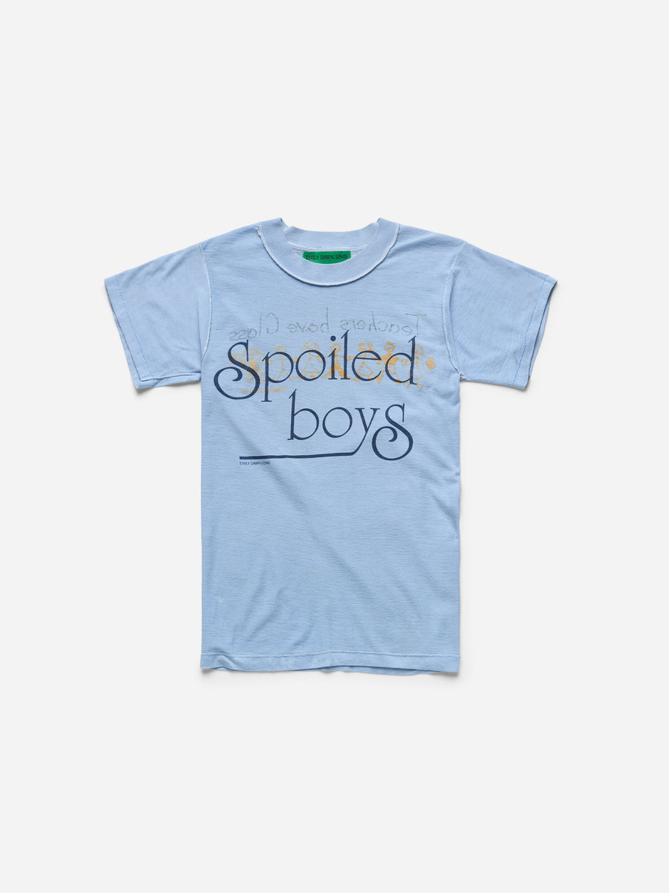 SPOILED BOYS -  LIGHT BLUE TEE_TEACHERS_XS (a)