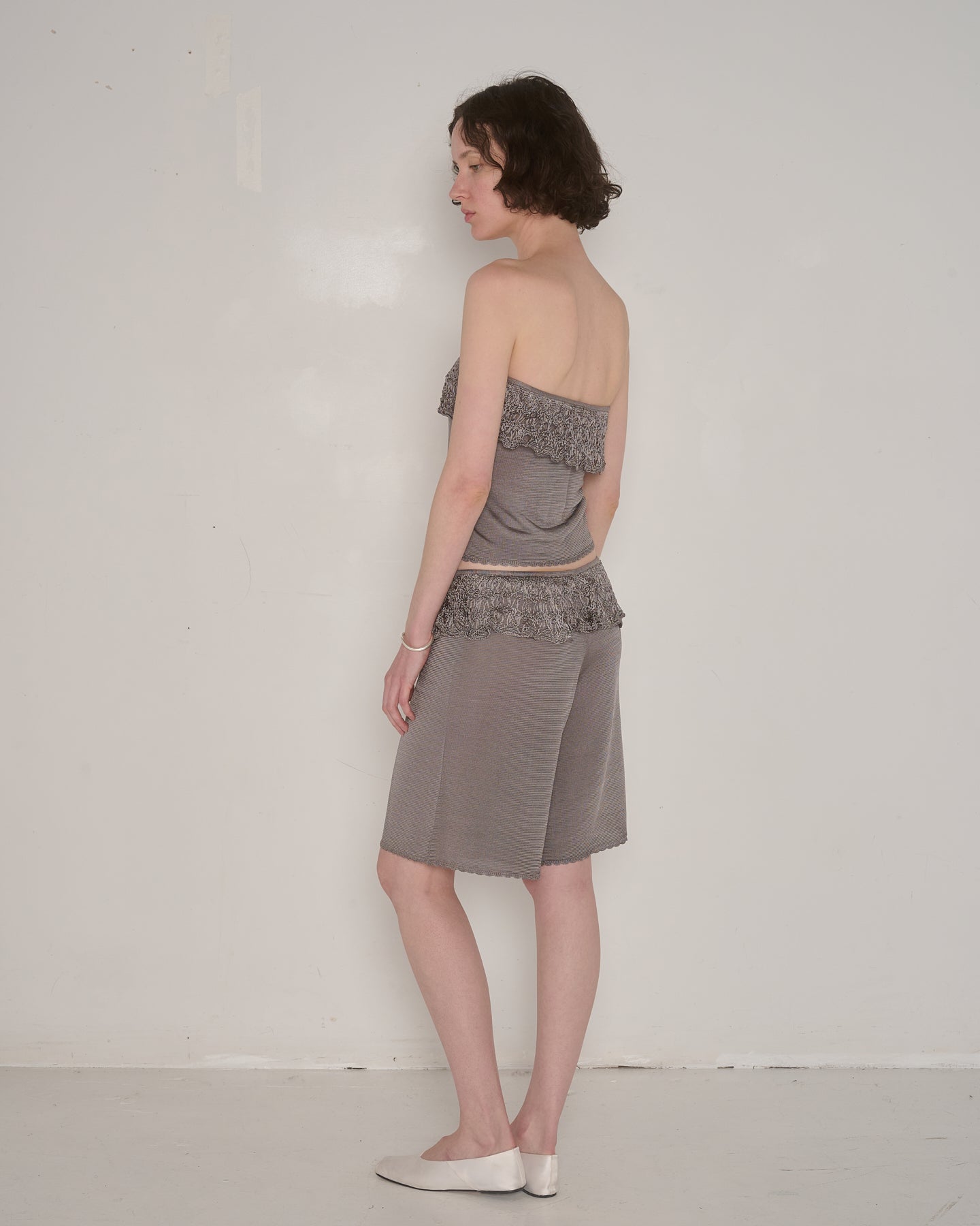 Ash Ruffle Shorts - In Viscose