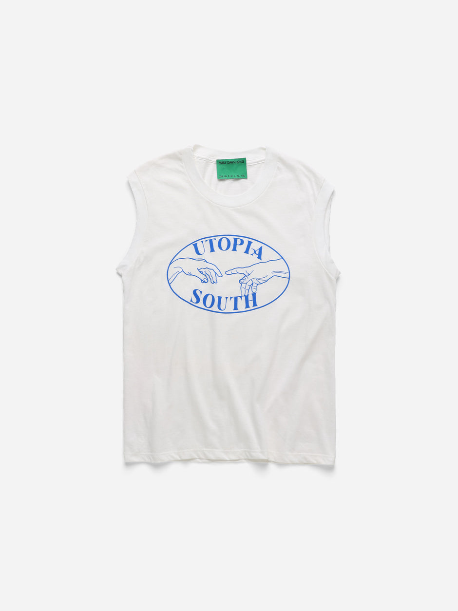 UTOPIA SOUTH - White Tank_M (v)