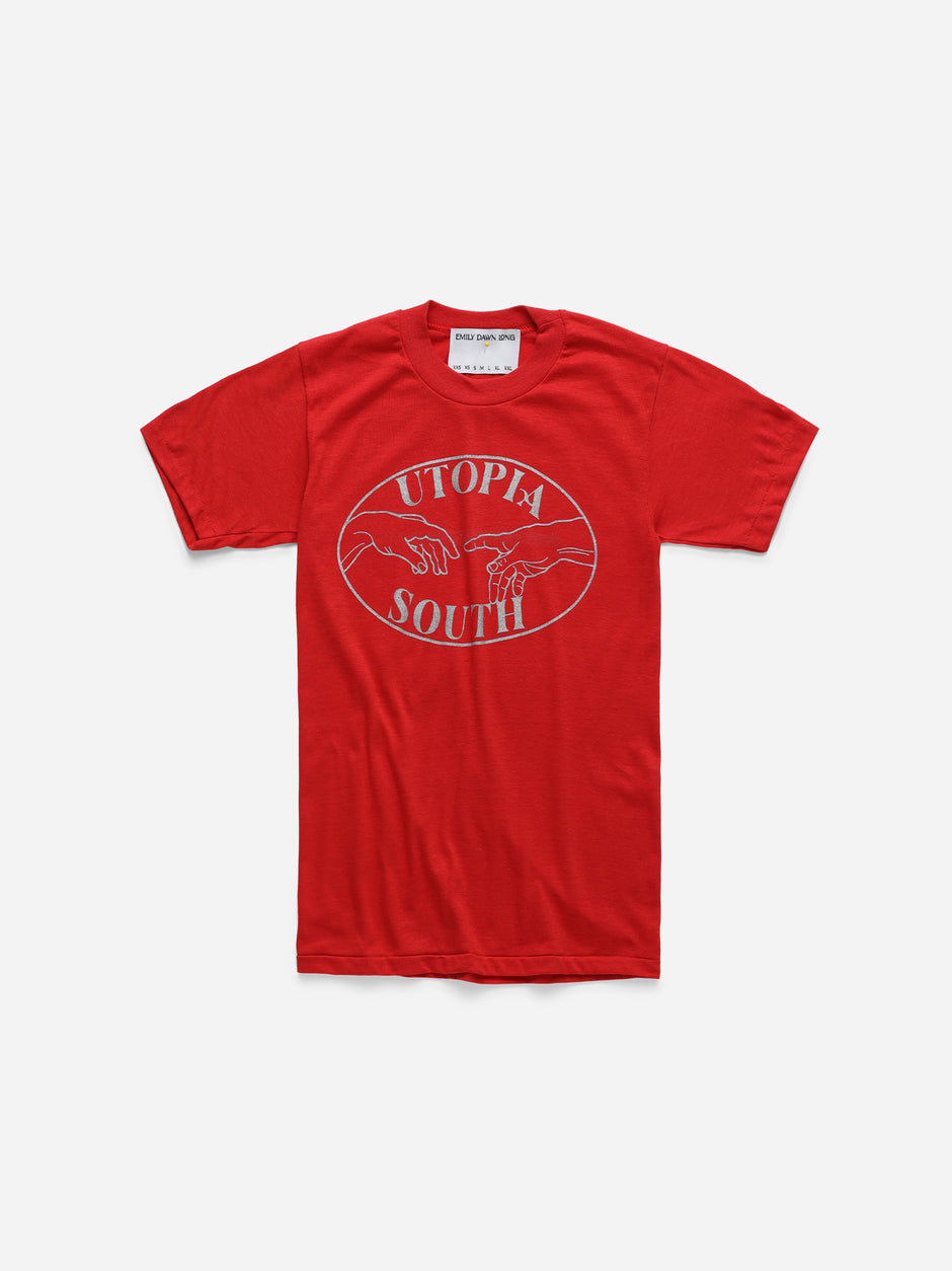 UTOPIA SOUTH - Red Tee_XS (cc)