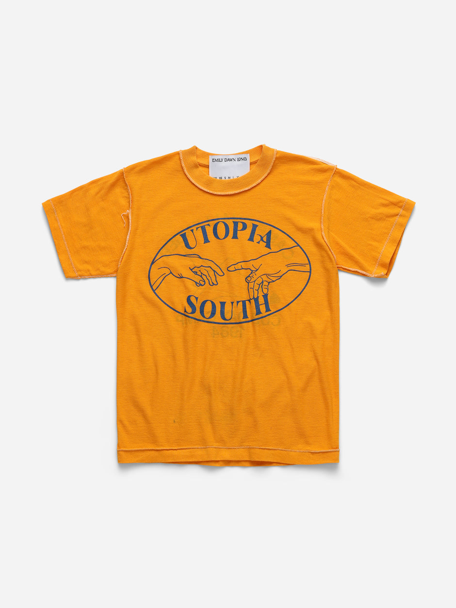 UTOPIA SOUTH - Yellow Baby Tee_Camp_XXS/XS (w)