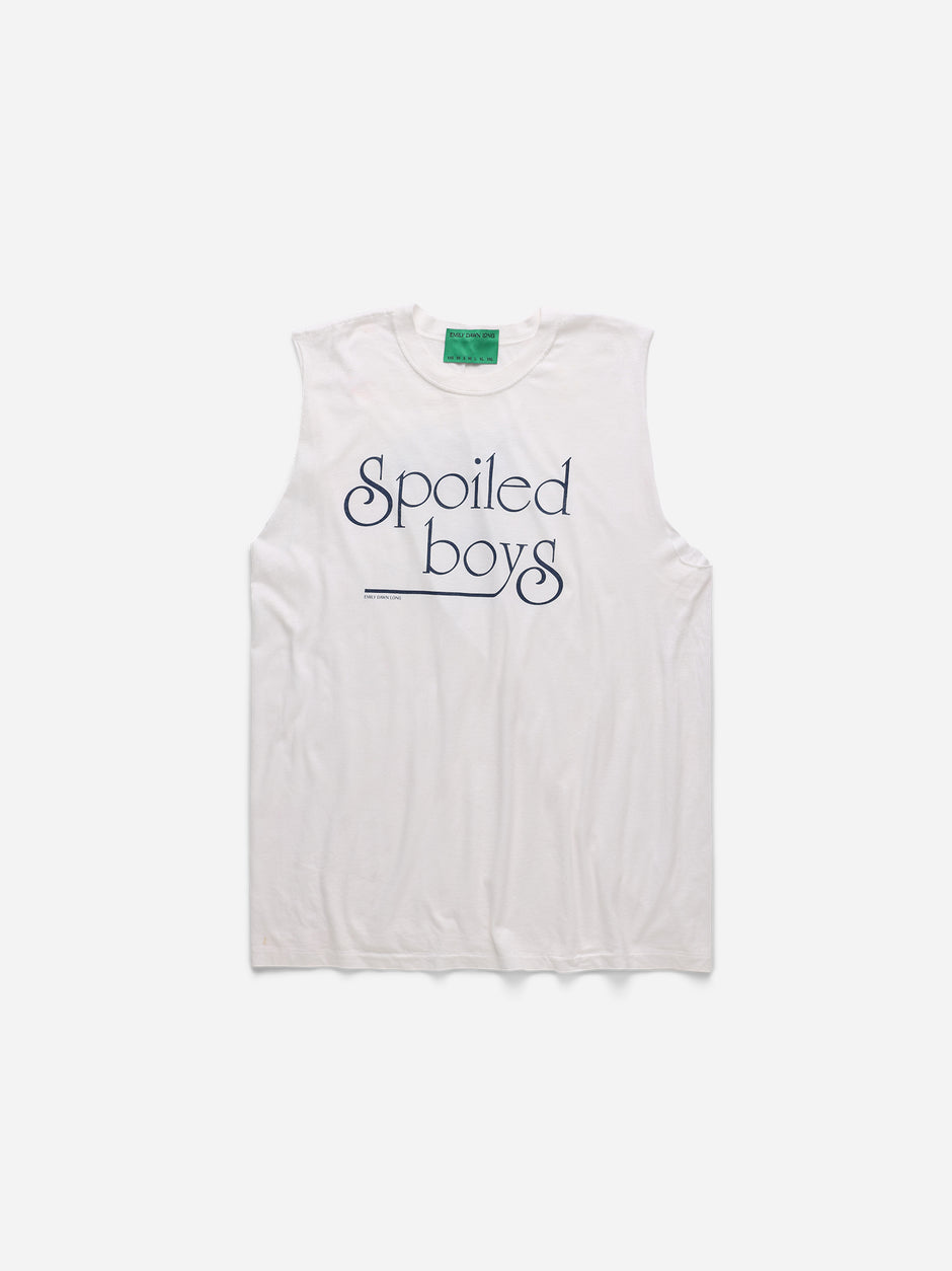 SPOILED BOYS - White Tank_XL (f)