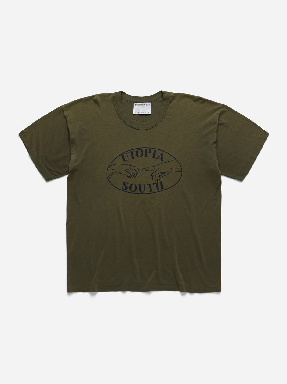 UTOPIA SOUTH - Green Tee_XL (z)