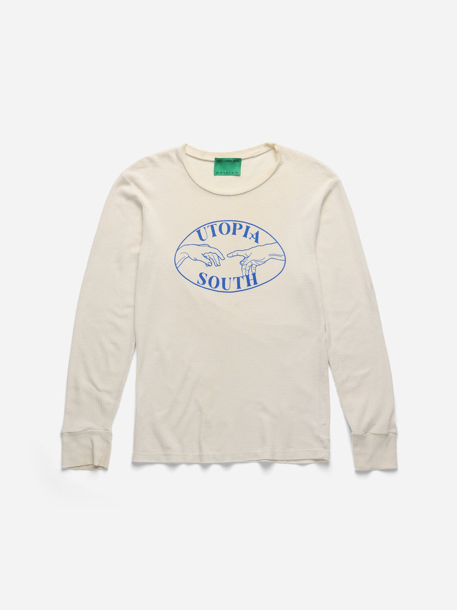 UTOPIA SOUTH - White Waffle Thermal_L/XL (q)