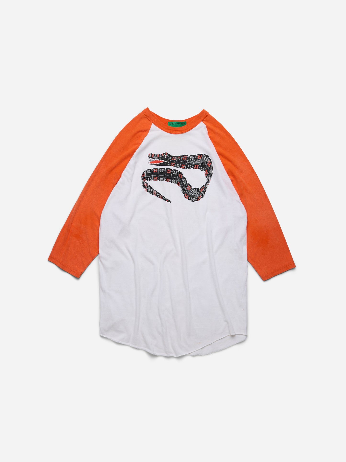 YEAR OF THE DRAGON - White Orange Raglan_M/L (h)