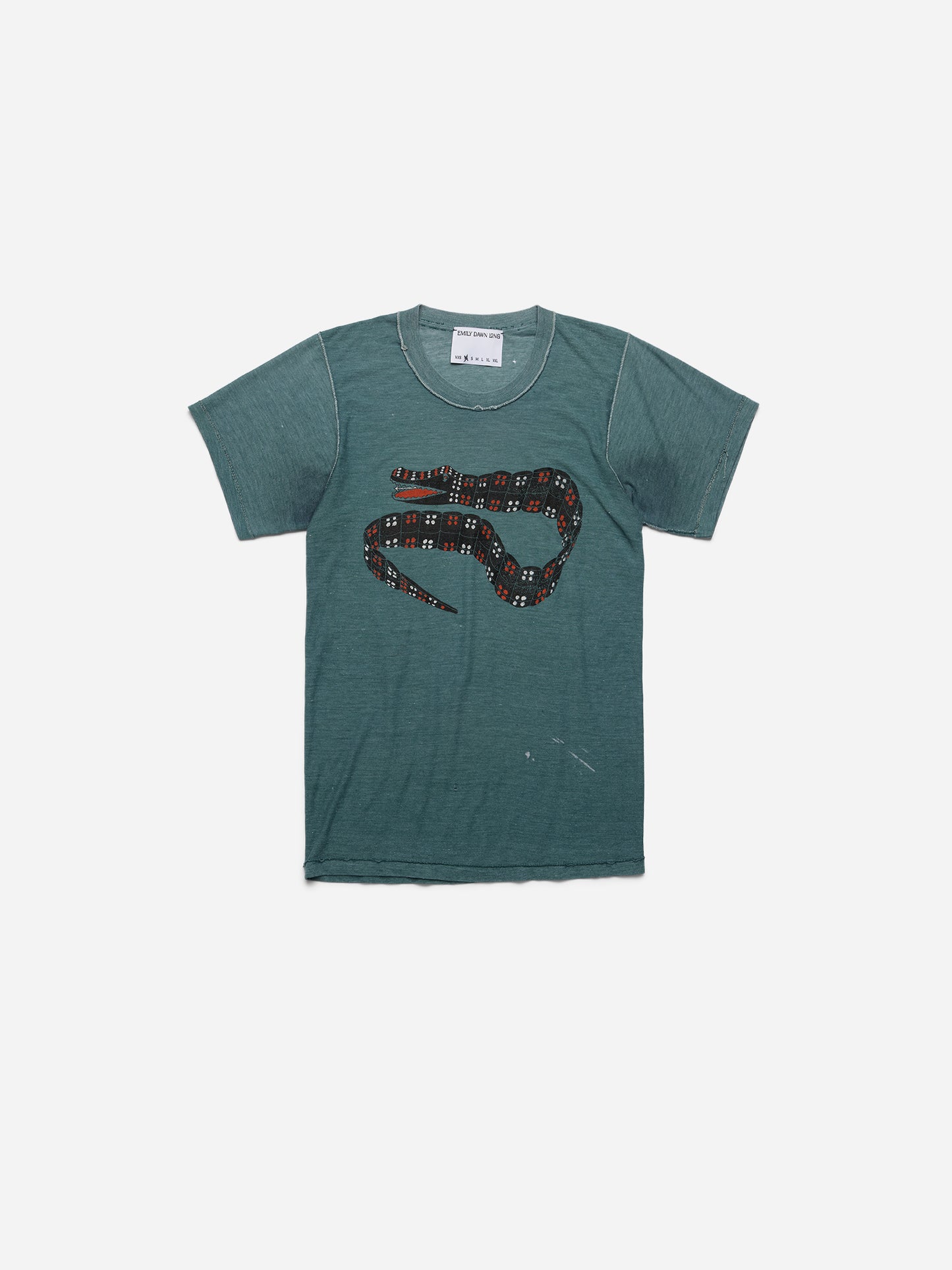 YEAR OF THE DRAGON - Green Tee_Wolf_XS (k)