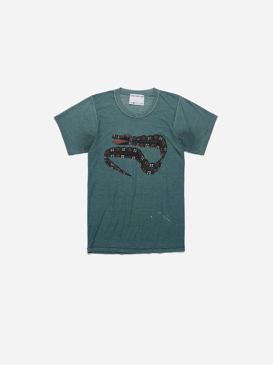 YEAR OF THE DRAGON - Green Tee_Wolf_XS (k)