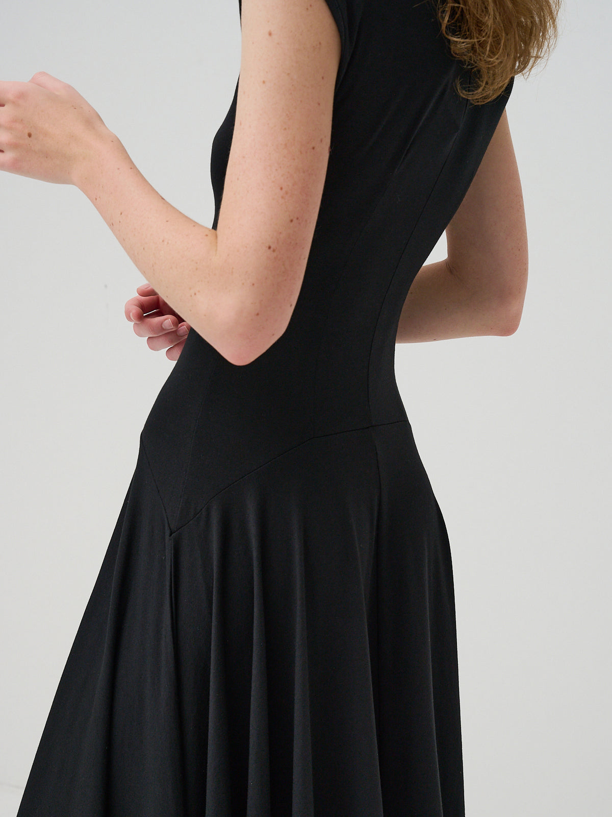 Farrah Zip-Up Jersey Dress