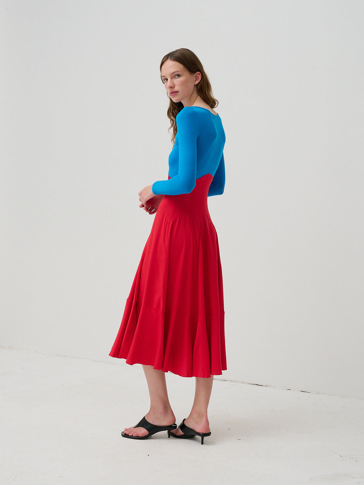 Dammit Janet Bracelet Sleeve Dress - Multi