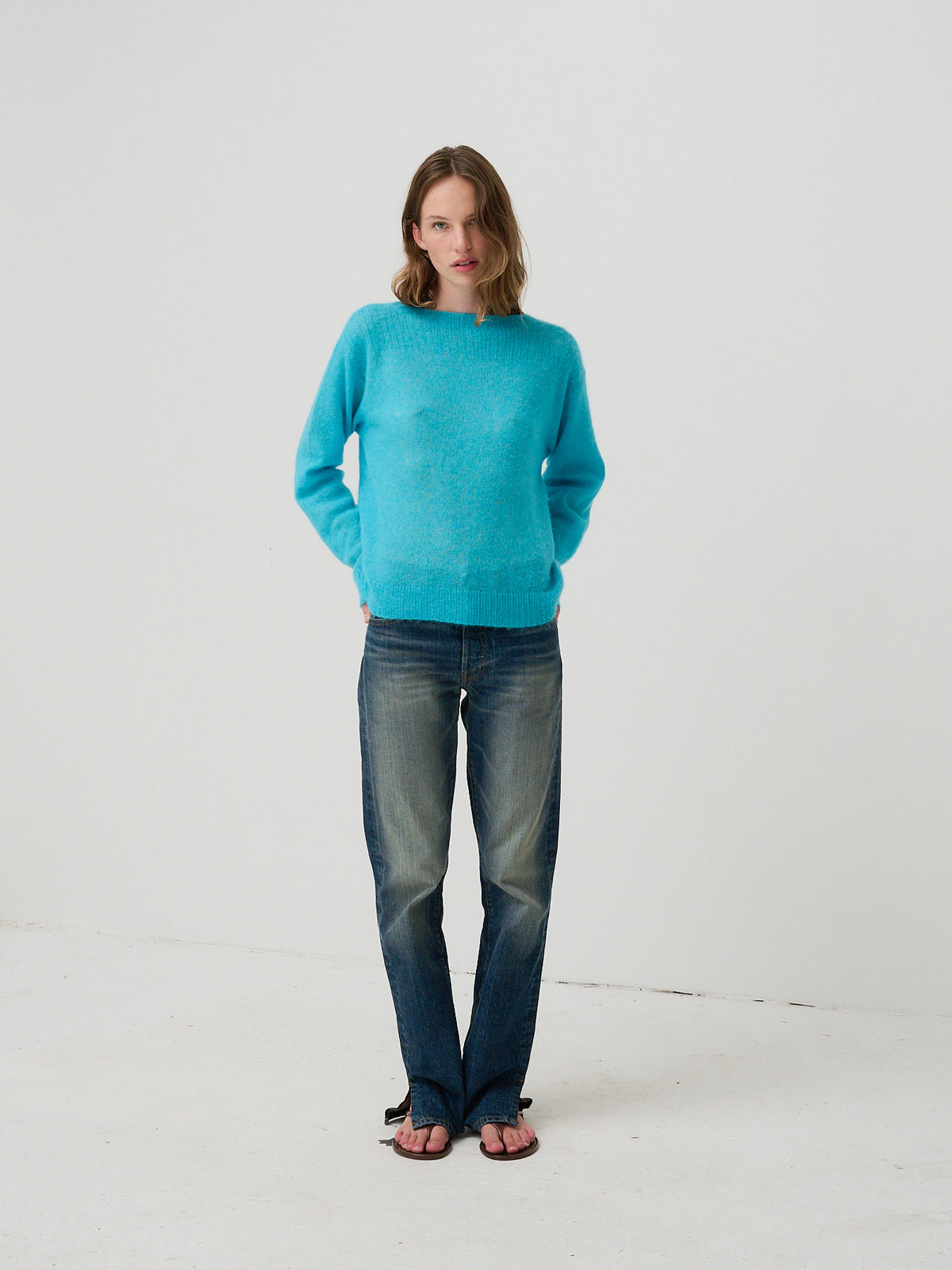 Womens - Aqua Boatneck