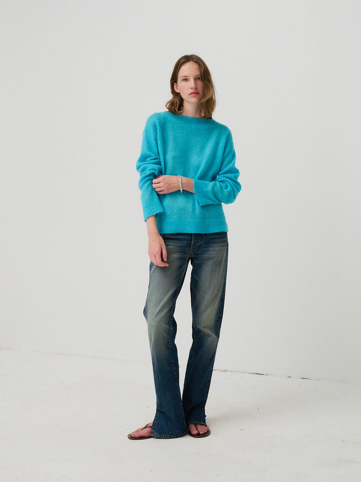Womens - Aqua Boatneck