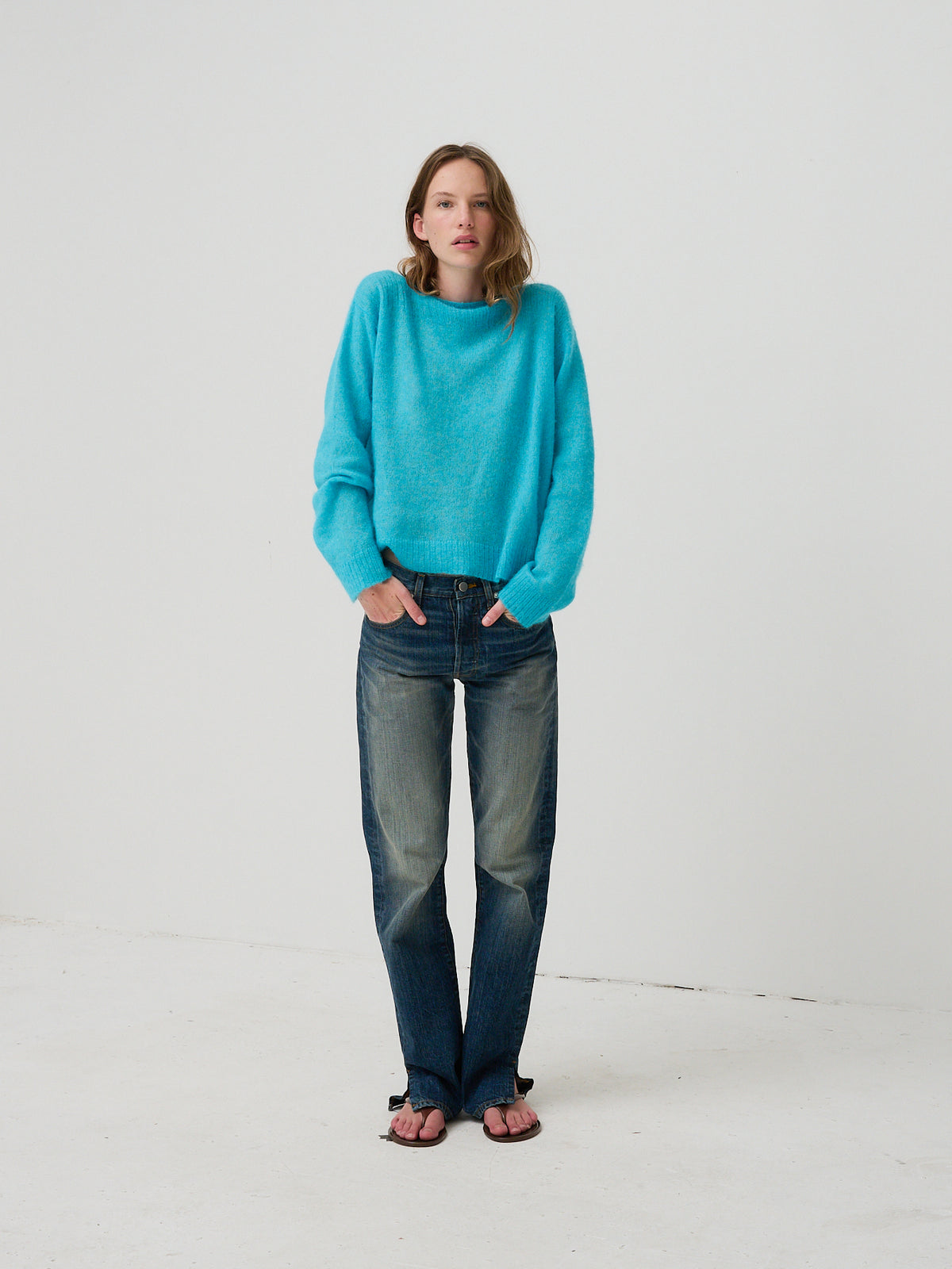 Womens - Aqua Boatneck
