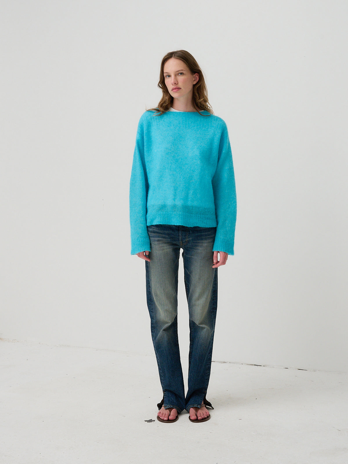 Womens - Aqua Boatneck