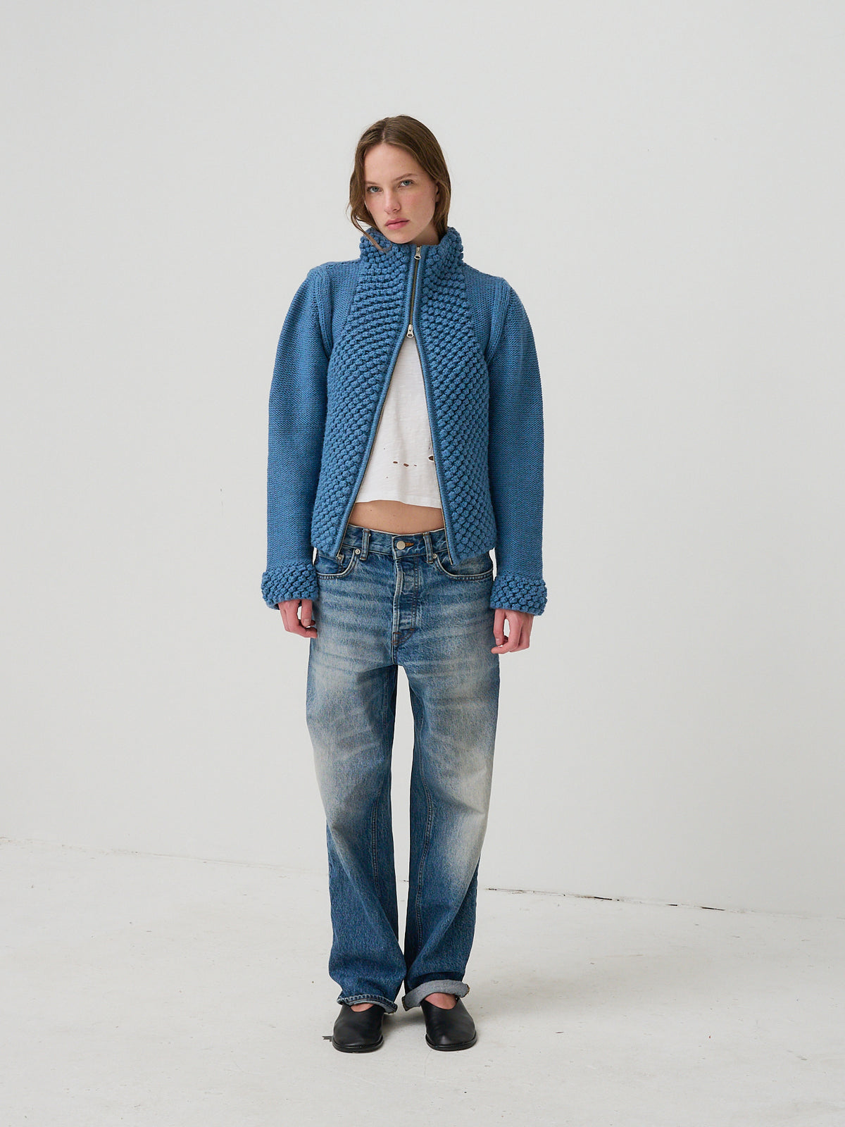 Mood: Womens Popcorn DBL Zip Up