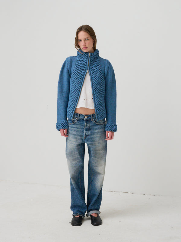 Mood: Womens Popcorn DBL Zip Up
