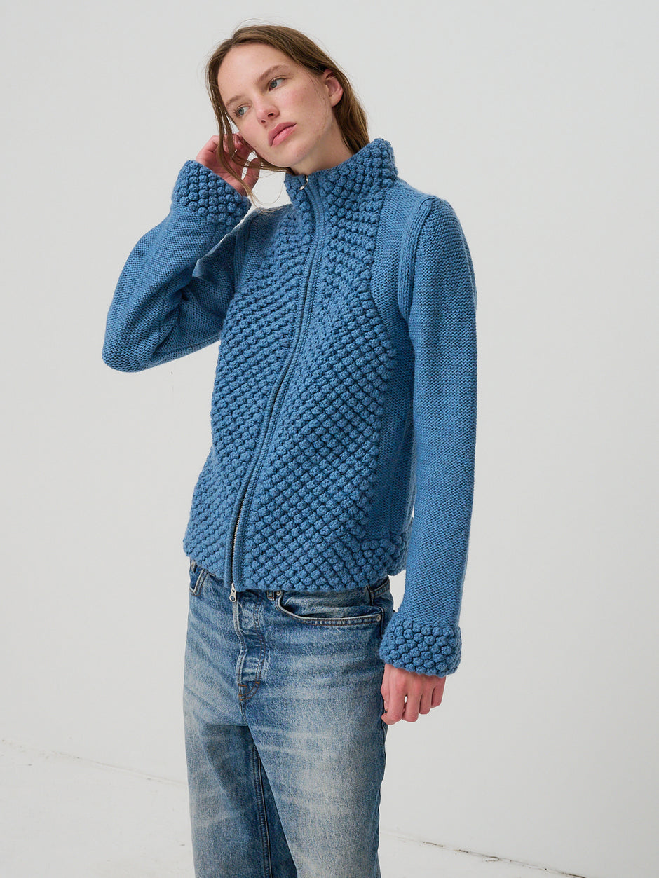 Womens Popcorn DBL Zip Up