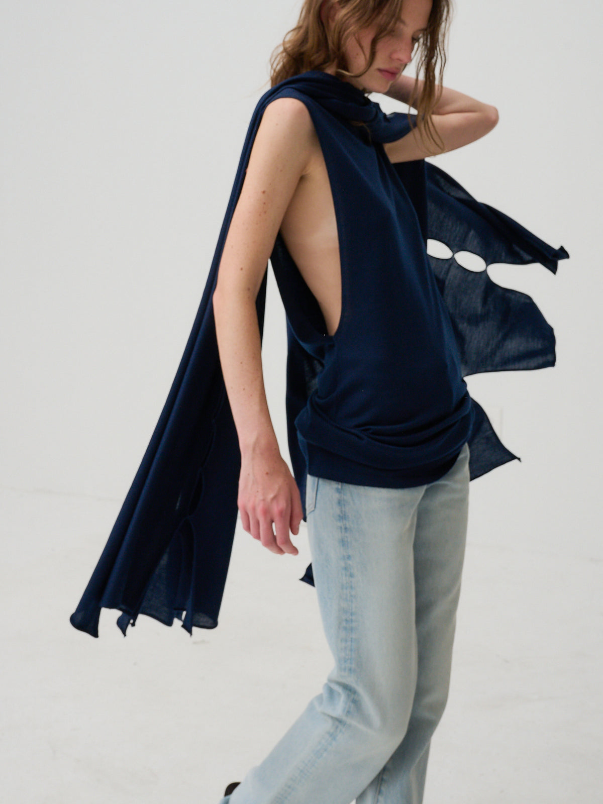 True Navy - Shawl