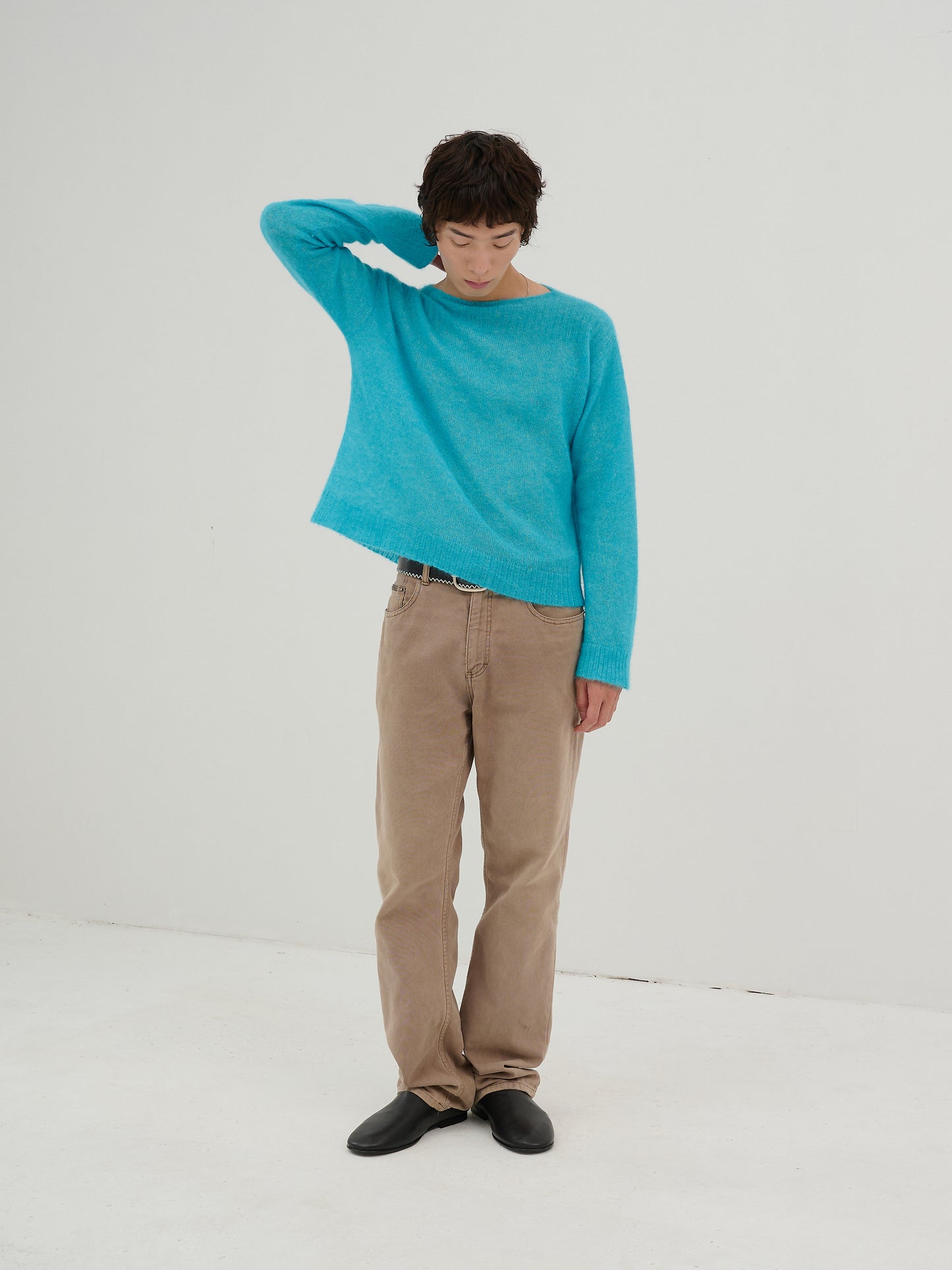 Mens - Aqua Boatneck