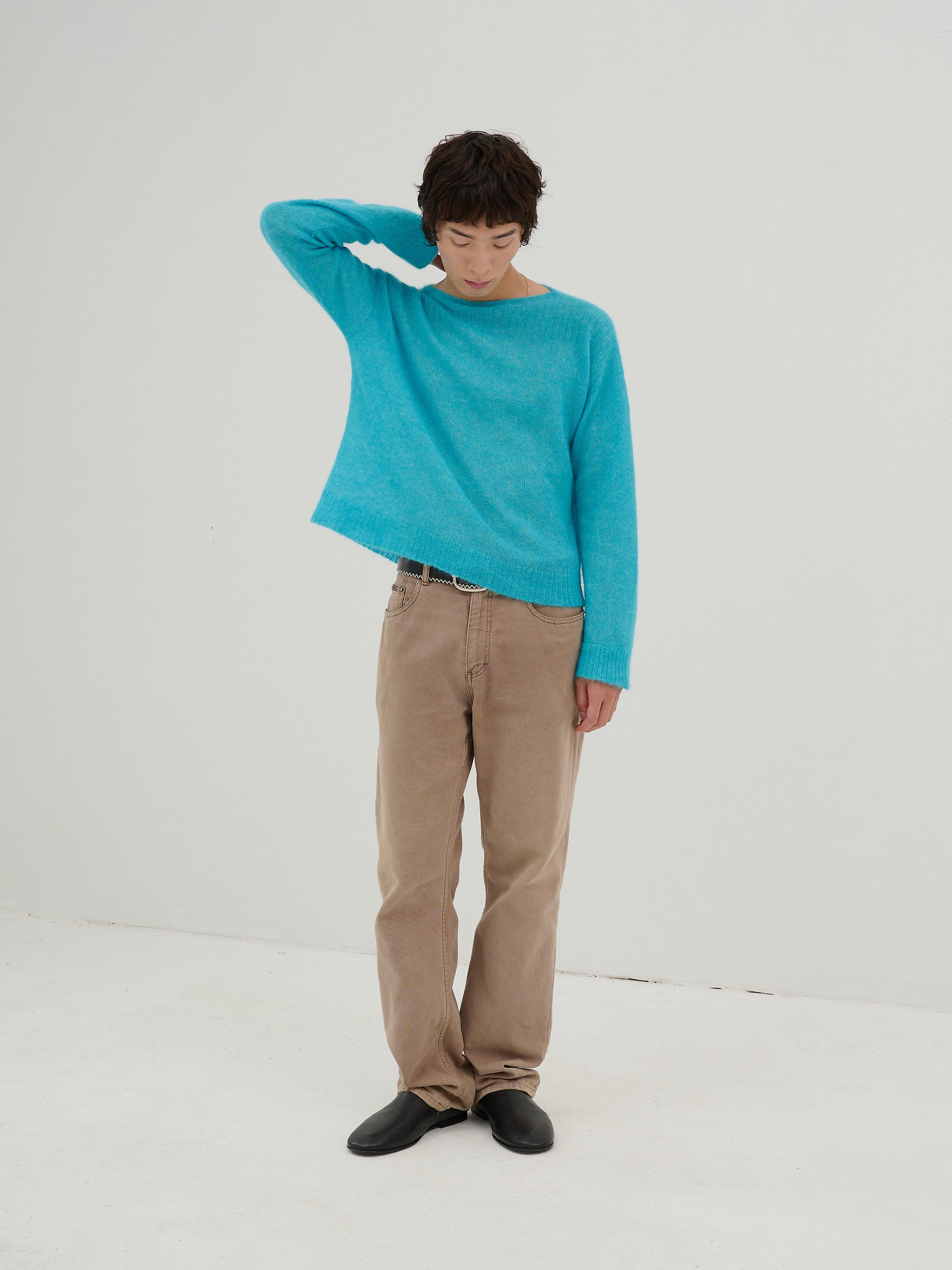 Mens - Aqua Boatneck