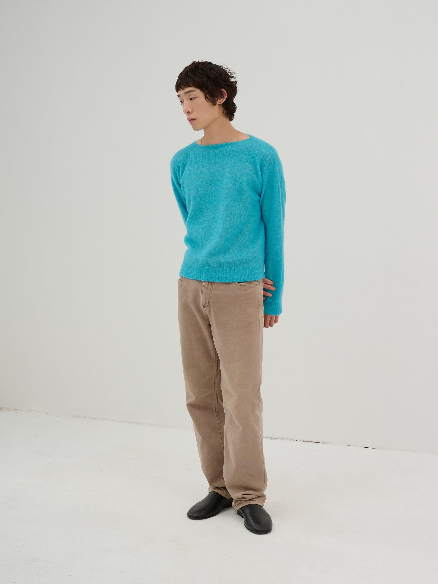 Mens - Aqua Boatneck