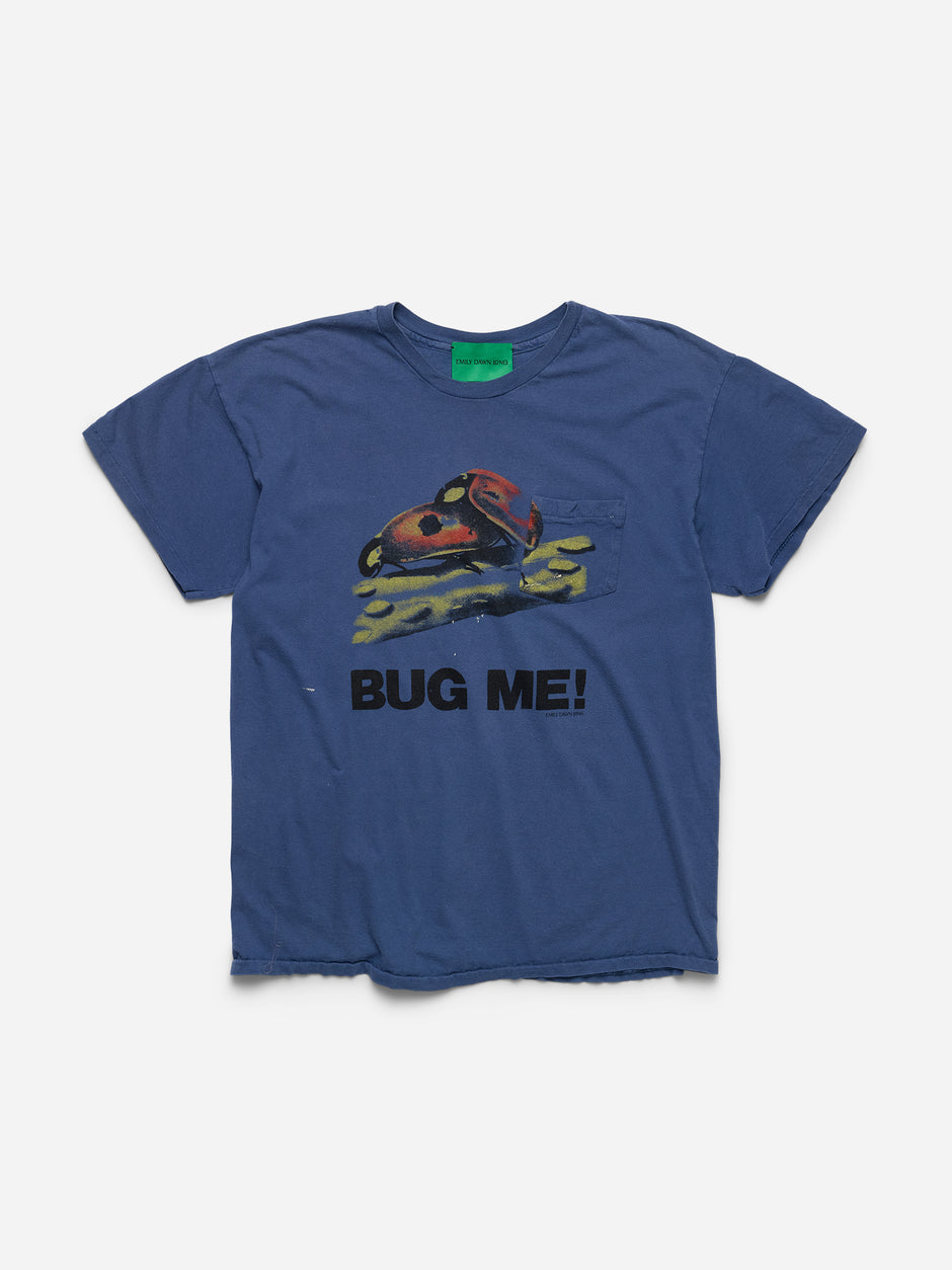 BUG ME! - Blue Tee_Pocket_M/L (aa)