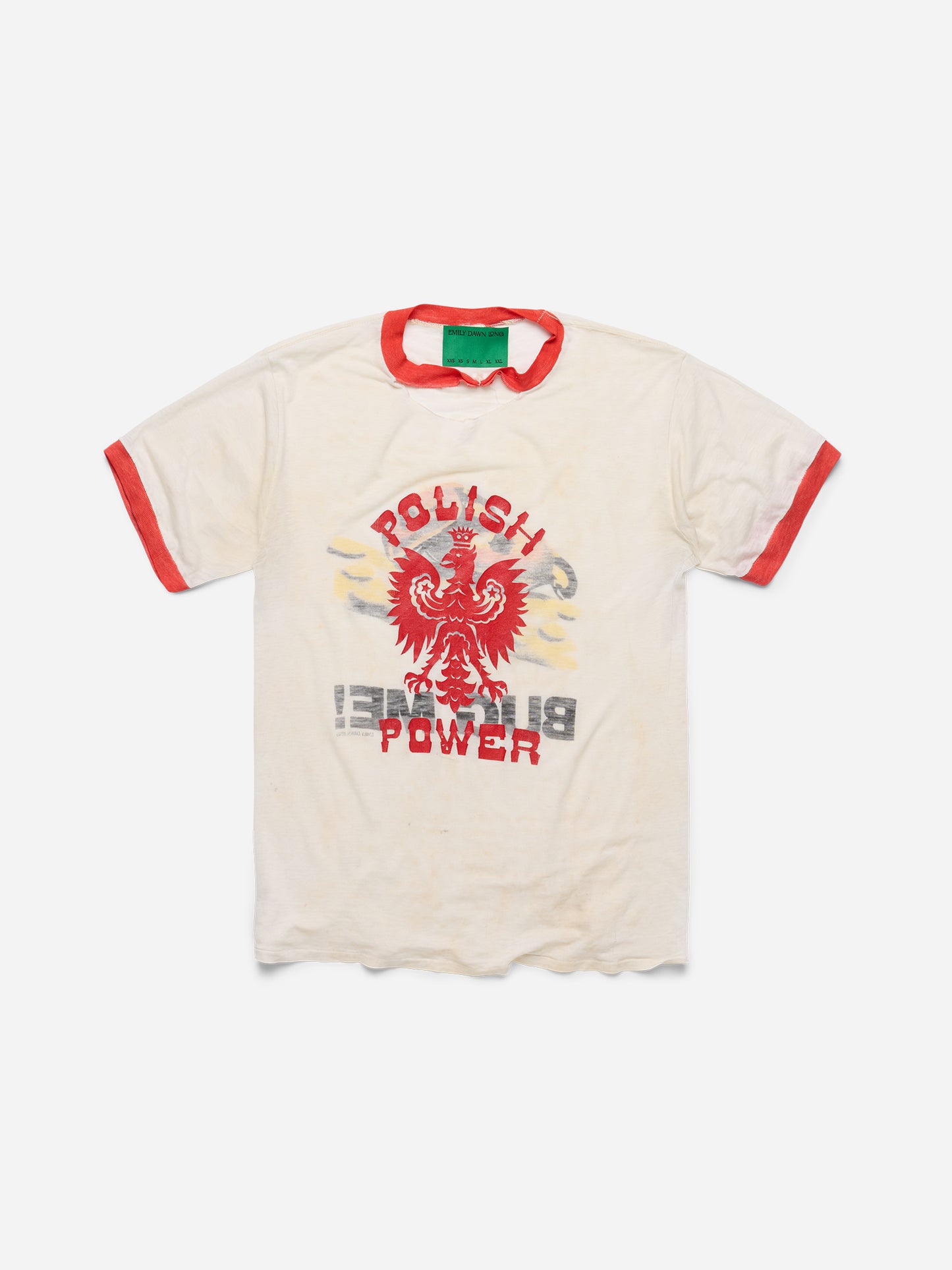 BUG ME! - White Red Ringer_S/M (a)