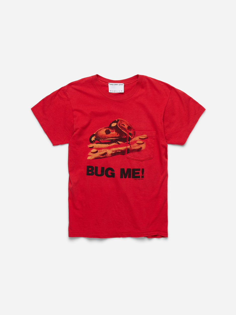 BUG ME! - Red Tee_Pocket_S (x)