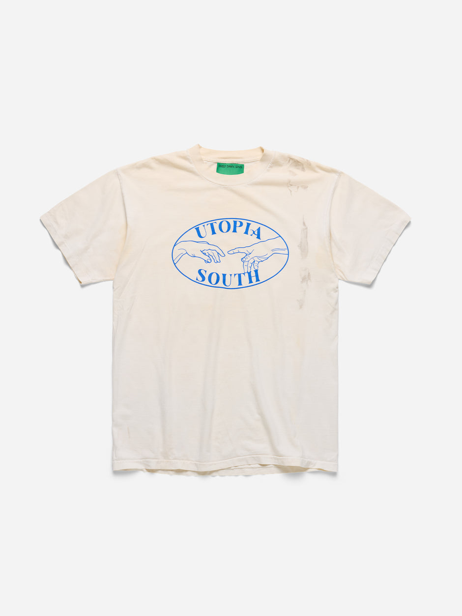 UTOPIA SOUTH - White Tee_L (j)