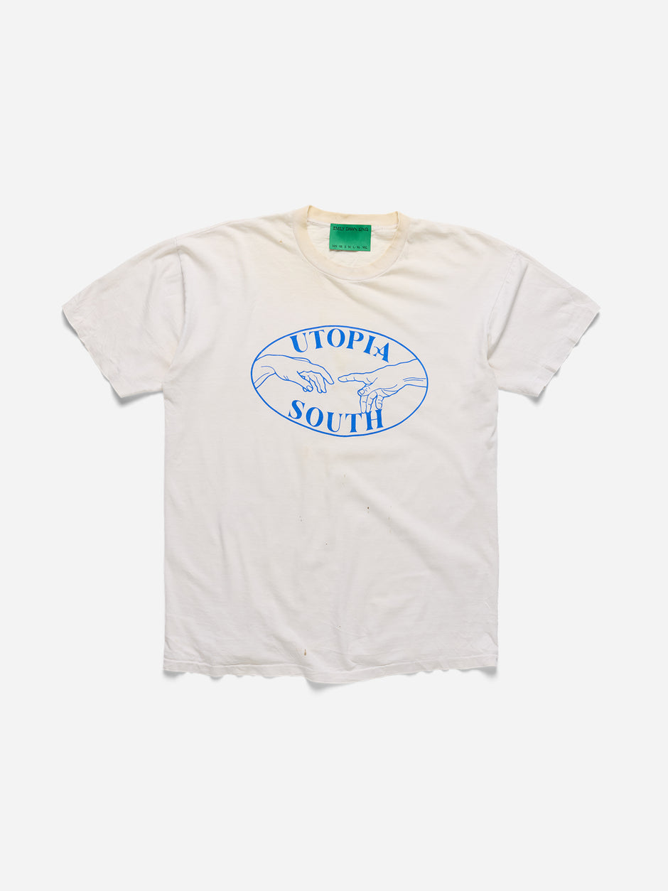 UTOPIA SOUTH - White Tee_XL (k)