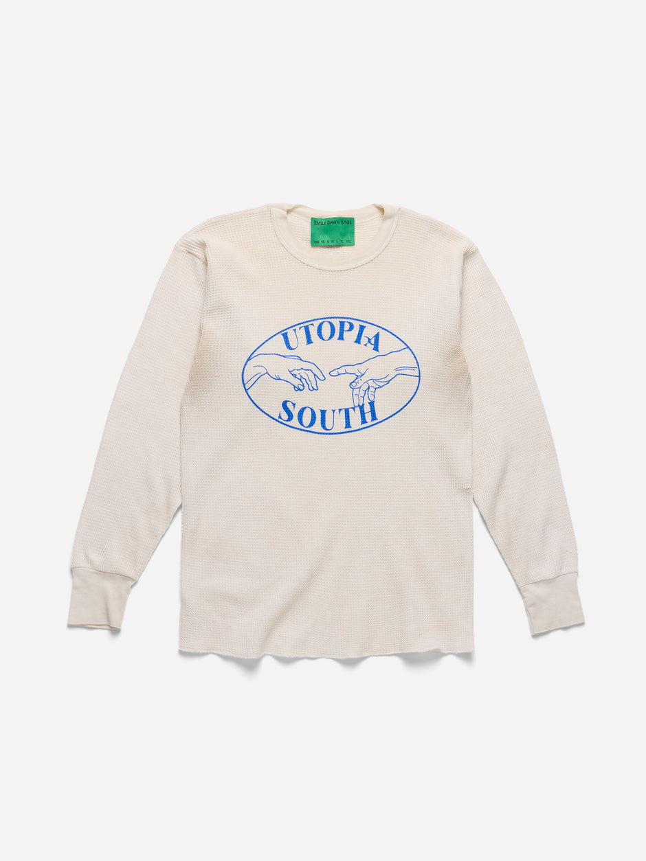 UTOPIA SOUTH - White Waffle Thermal_M/L (t)