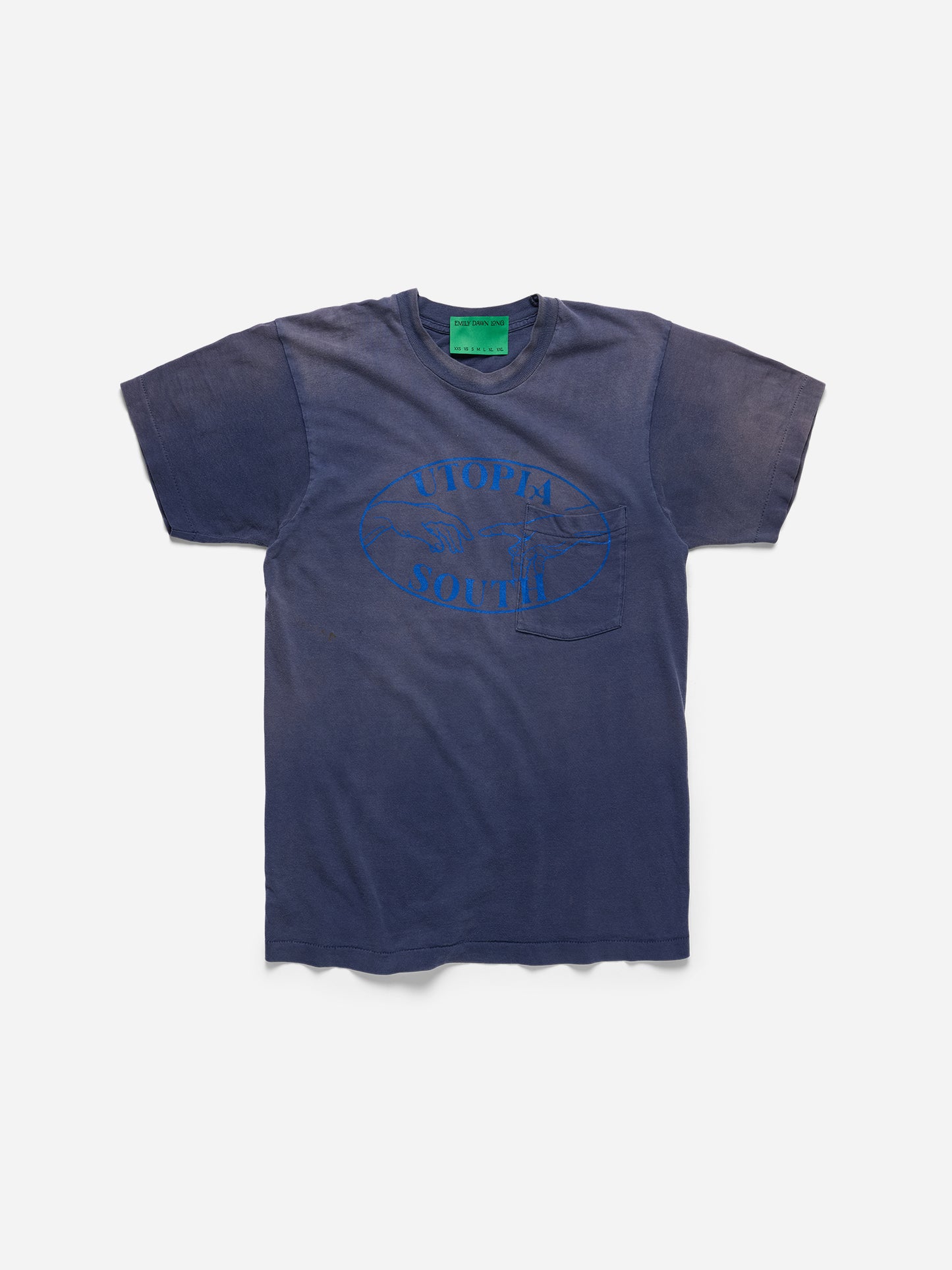 UTOPIA SOUTH - Washed Navy Tee_ (o)