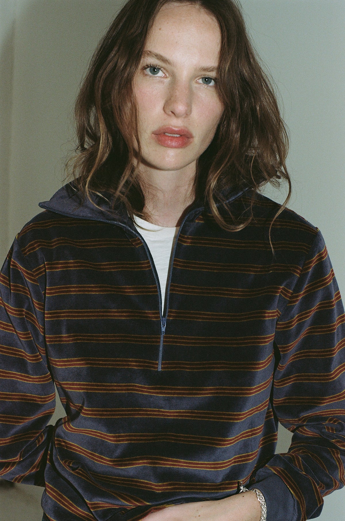 Phoenix Purple Pull Over - Cozy Stripe