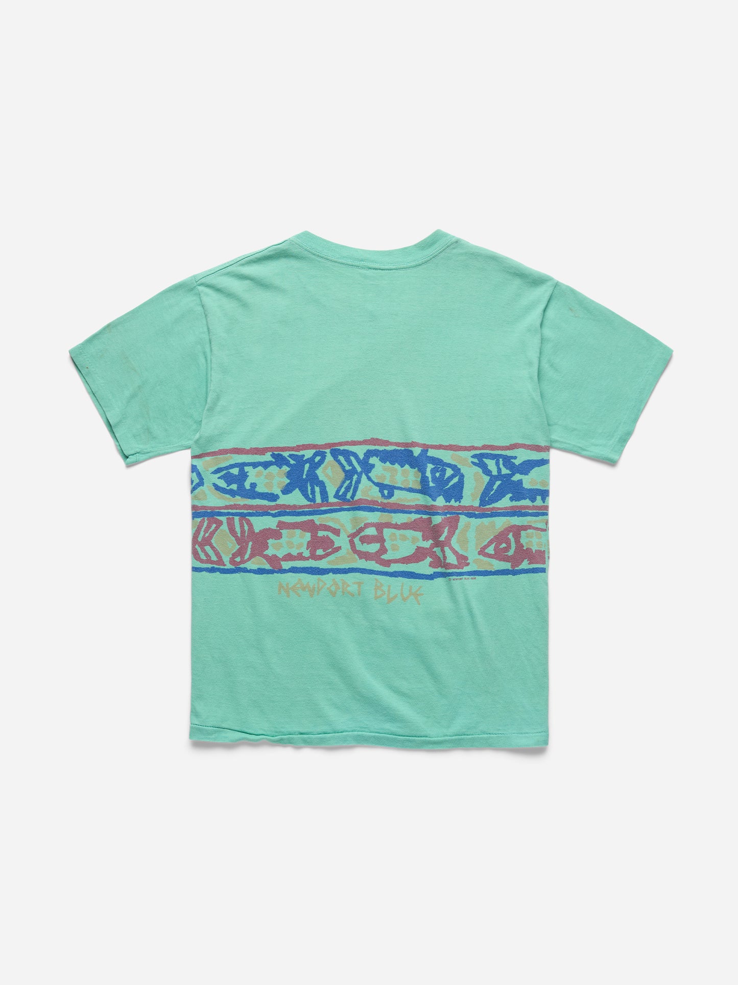 BUG ME! - SEAFOAM GREEN TEE_NEWPORT BLUE_M (h)