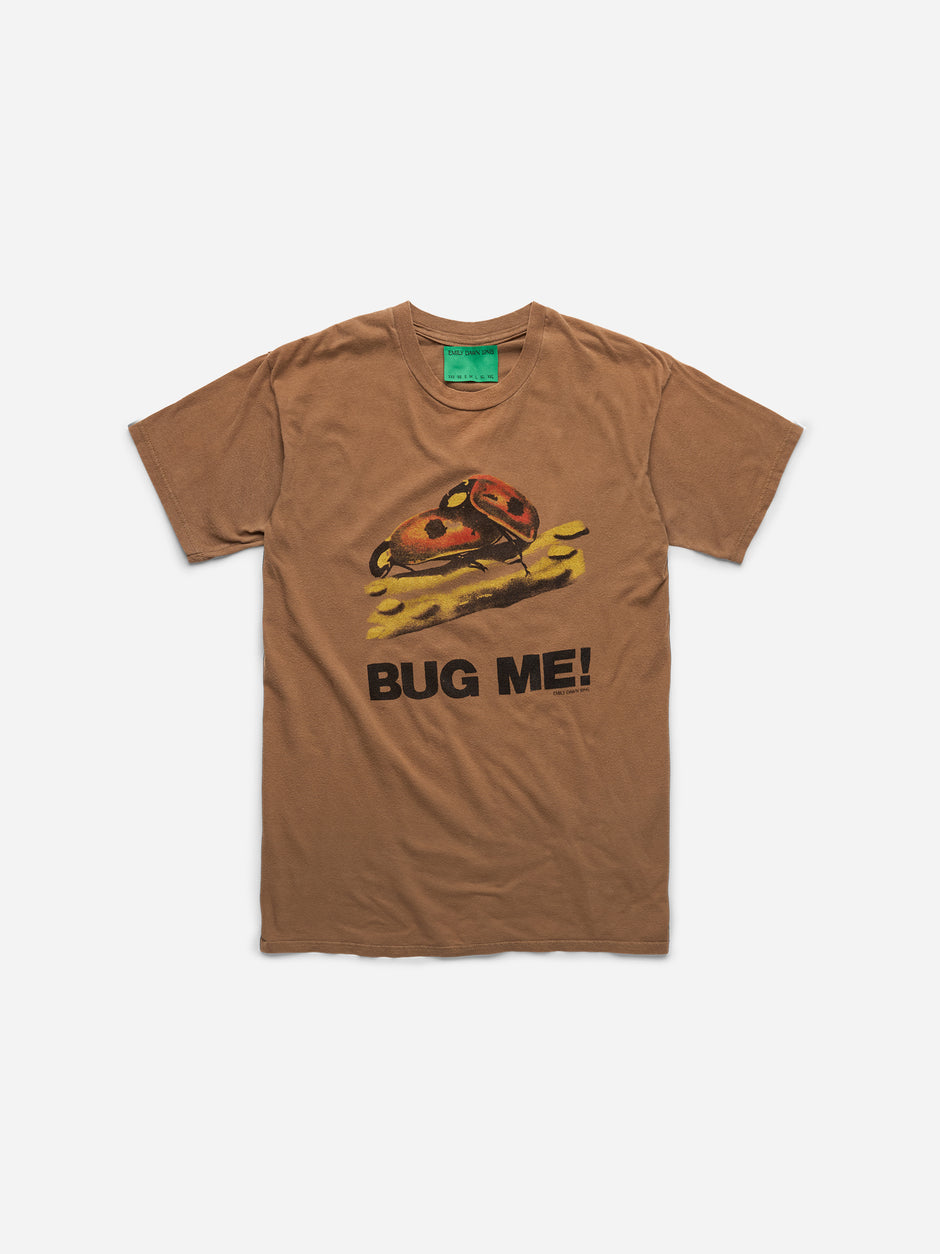 BUG ME! - BROWN TEE_M (e)
