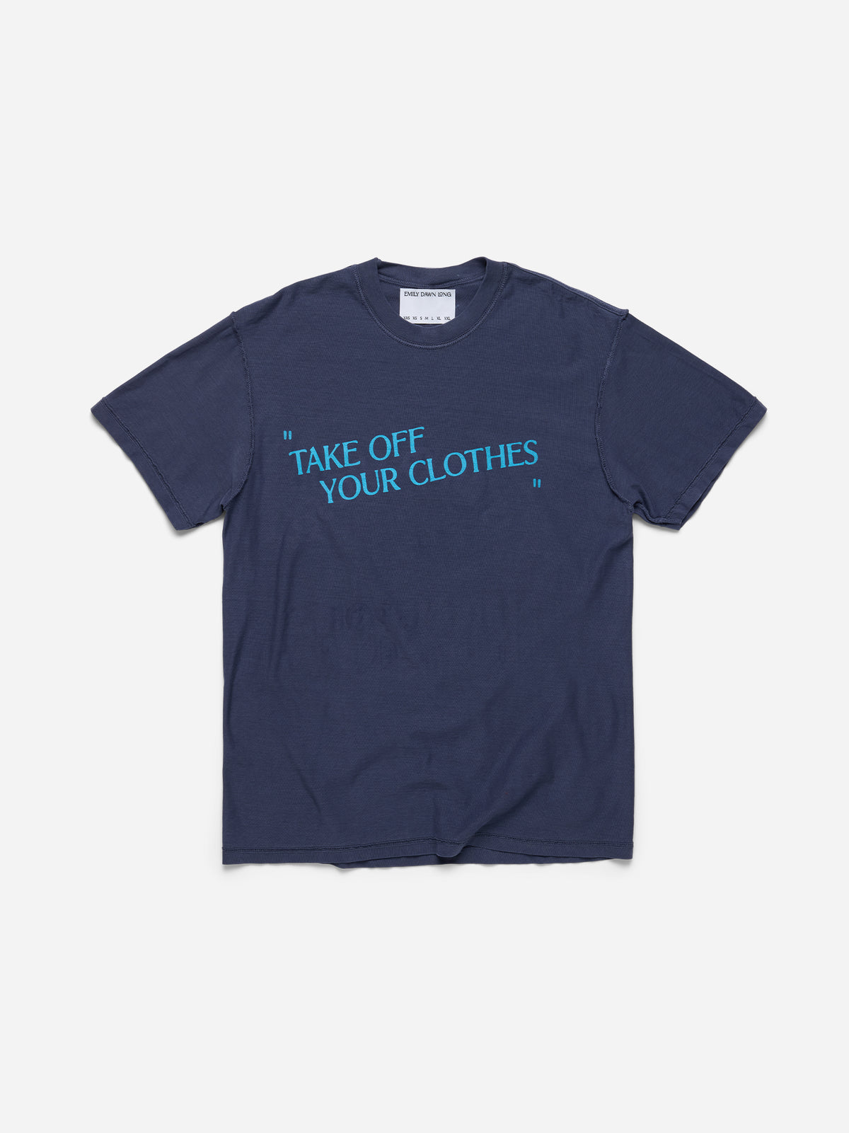 “TAKE OFF YOUR CLOTHES” - Purple Tee_Ci Siamo_S/M (C)