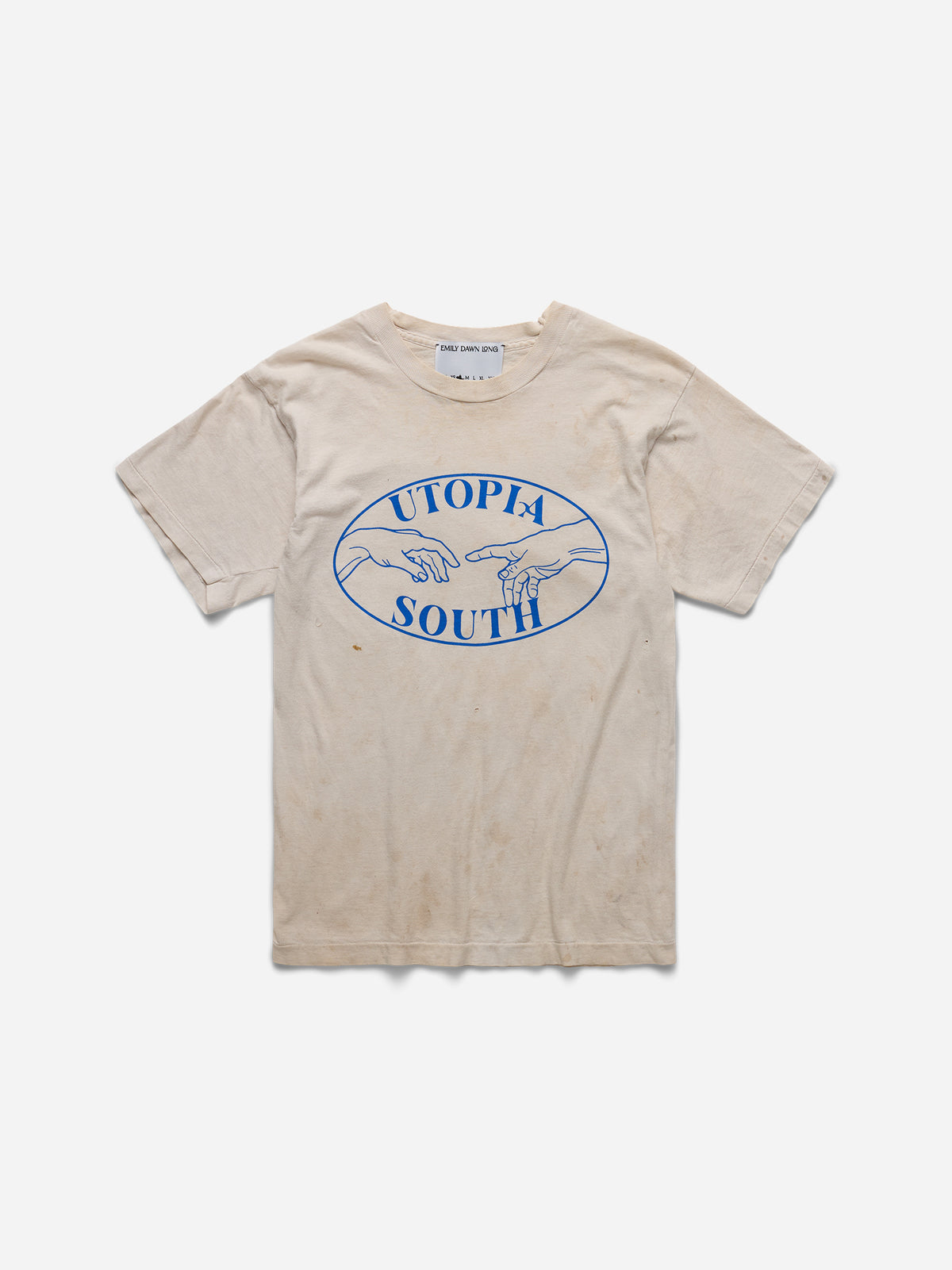 UTOPIA SOUTH - White Tee_S (p)