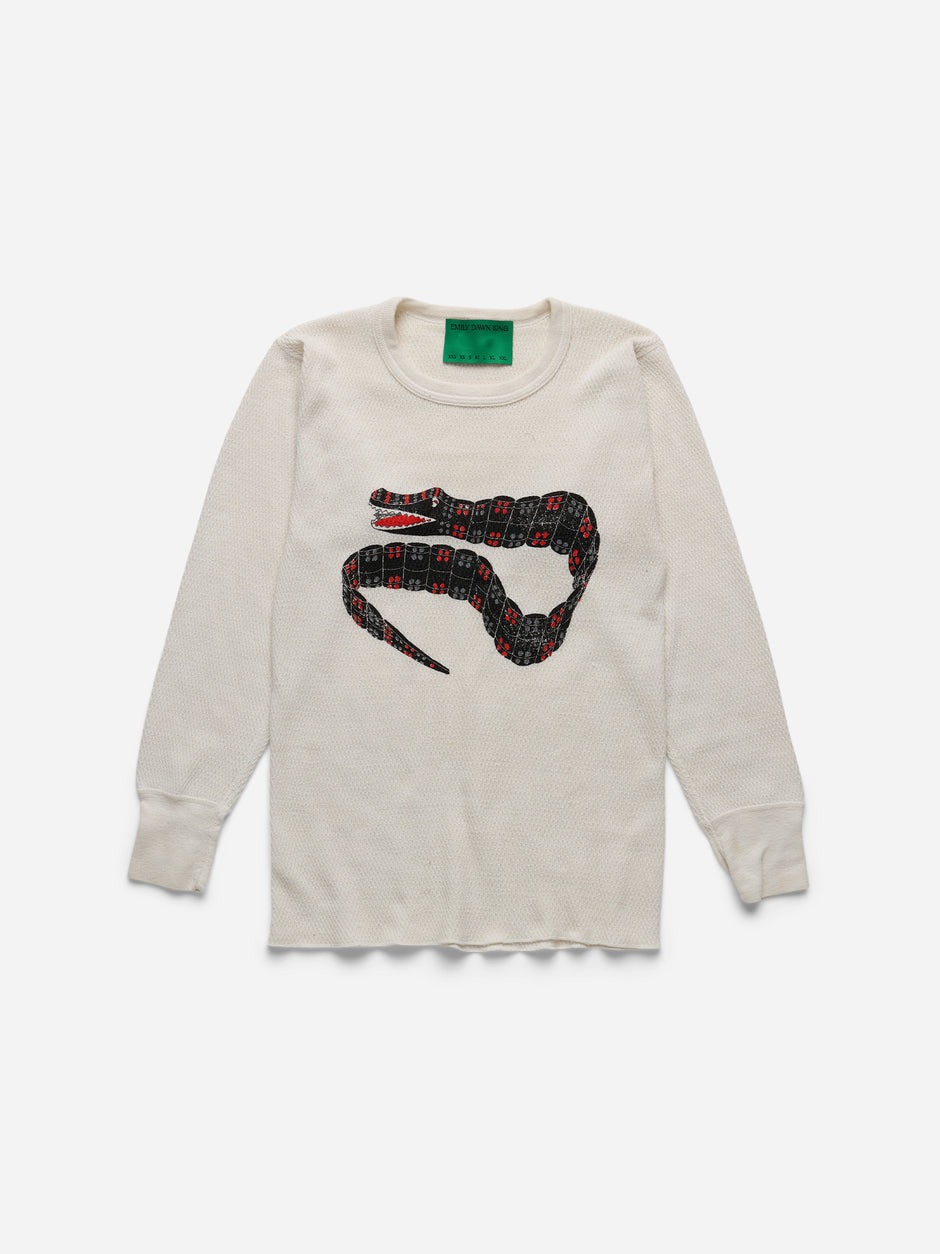 YEAR OF THE DRAGON White Waffle Thermal - Small