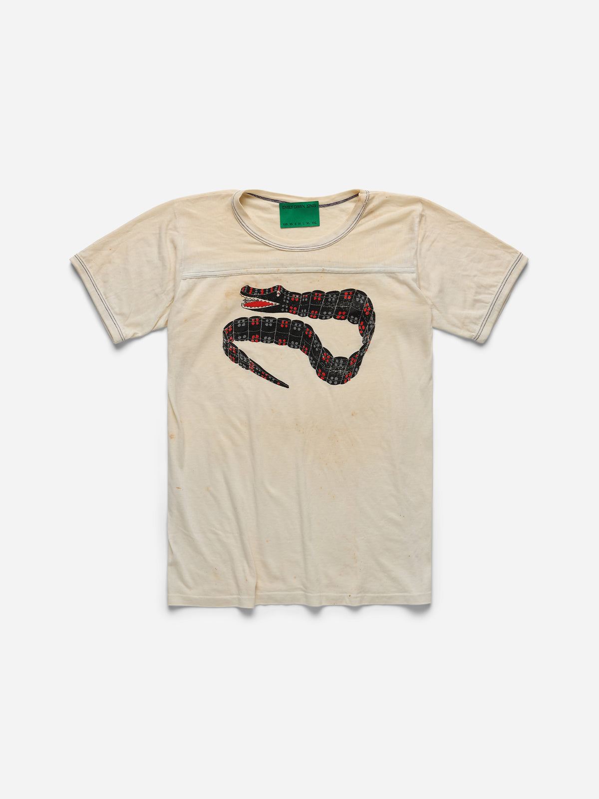 YEAR OF THE DRAGON - White Varsity Tee_M (o)
