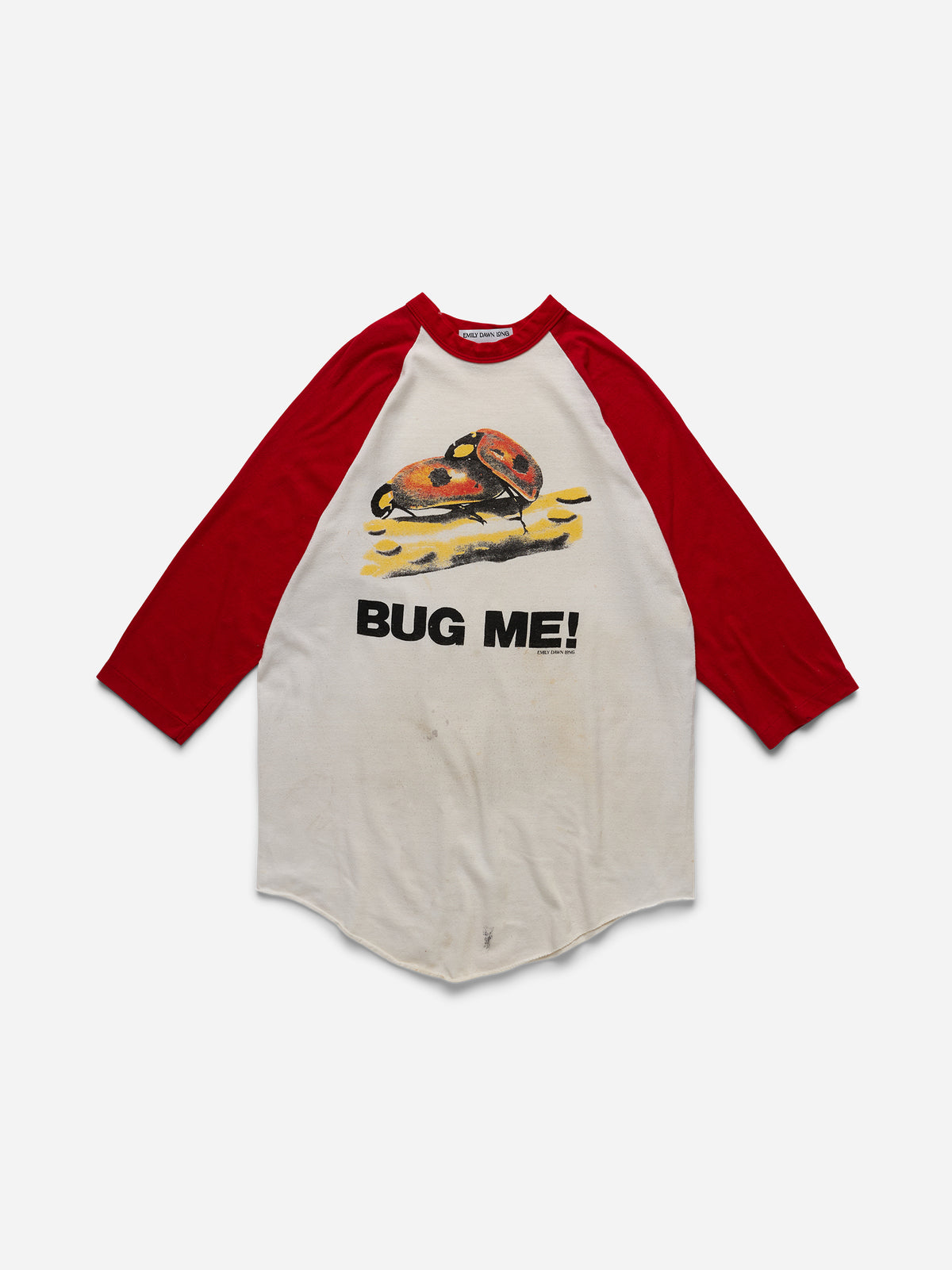 BUG ME! - White Red Raglan_L (rr)