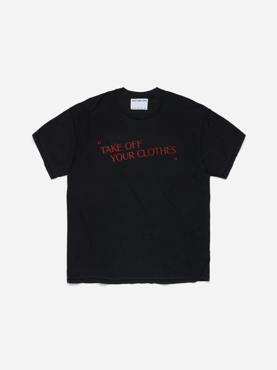 “TAKE OFF YOUR CLOTHES” - JD Got To Be Read Tee_ (d)