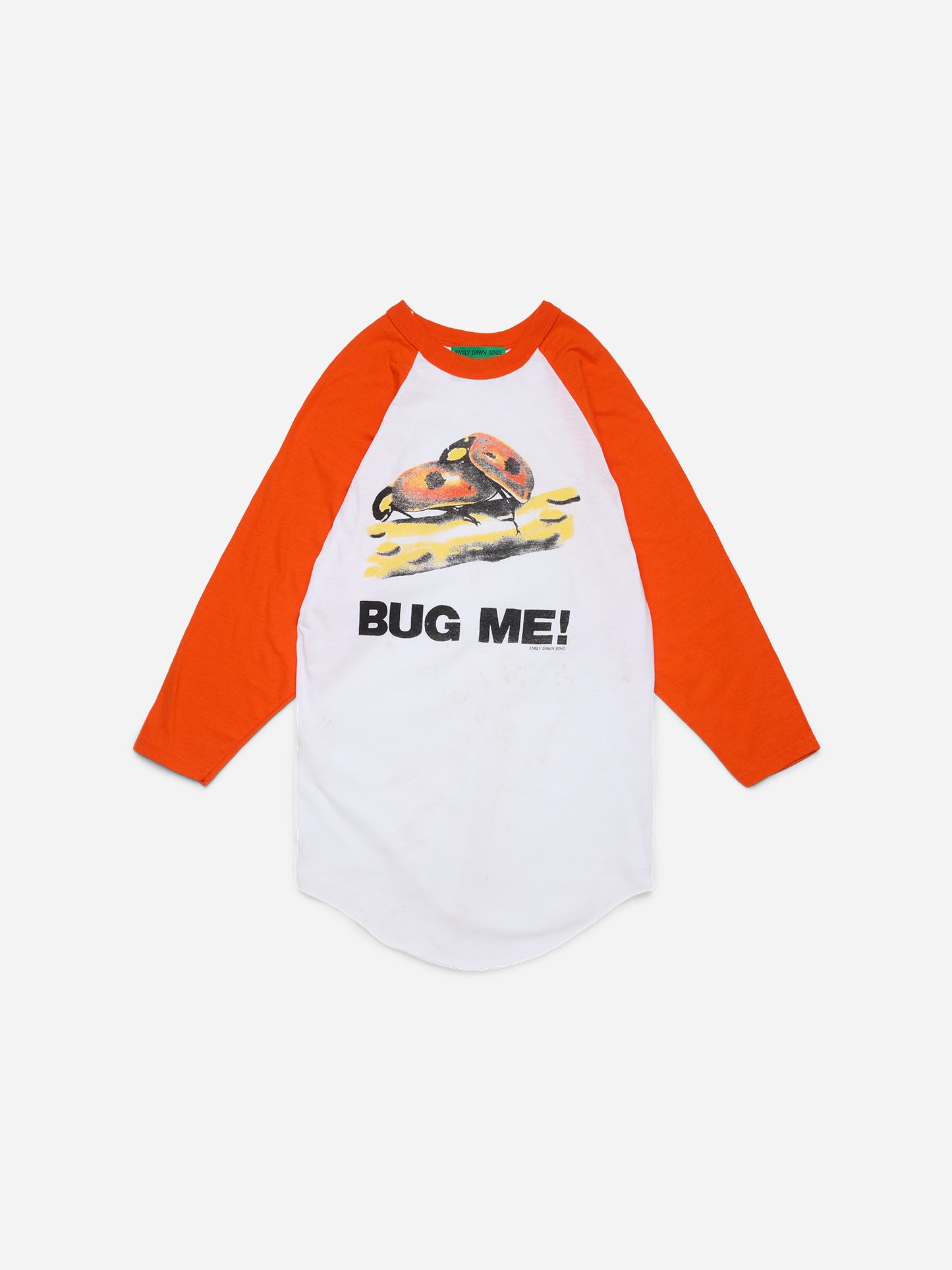 BUG ME! - Orange White Raglan_ (x)
