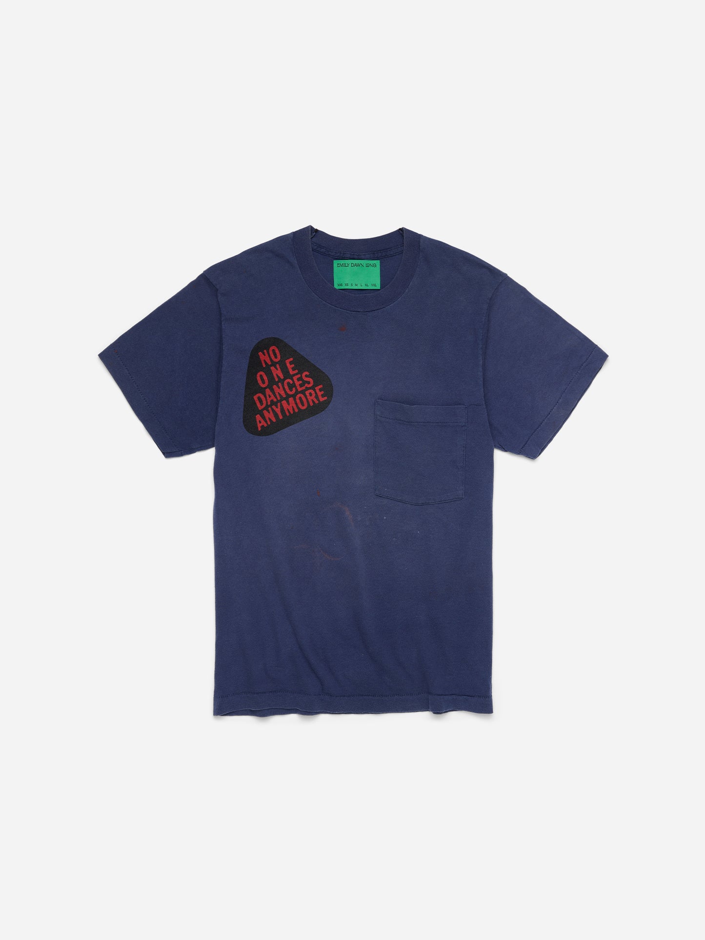 NO ONE DANCES ANYMORE - Navy Tee_ (d)