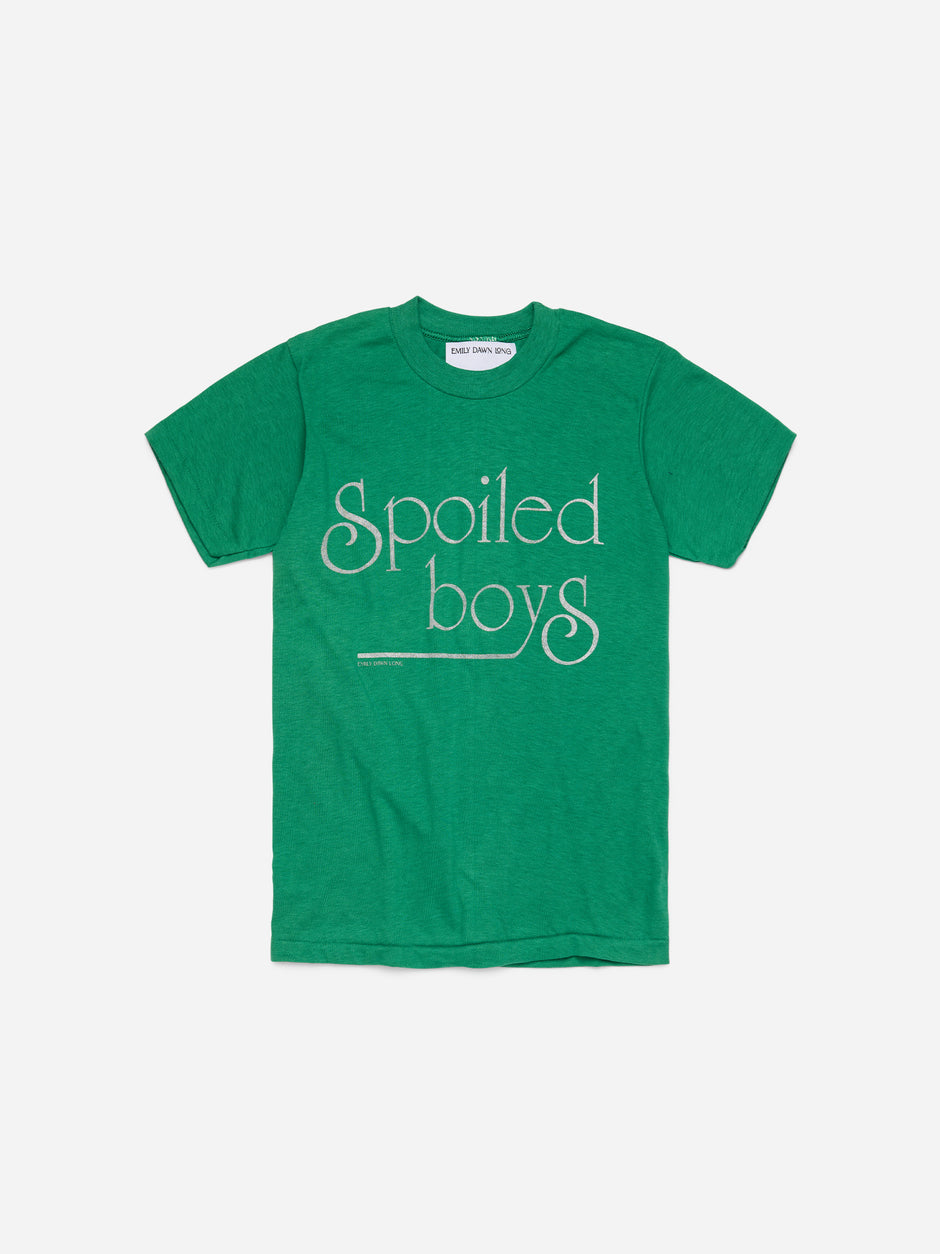 SPOILED BOYS - Green Tee2_ (f)
