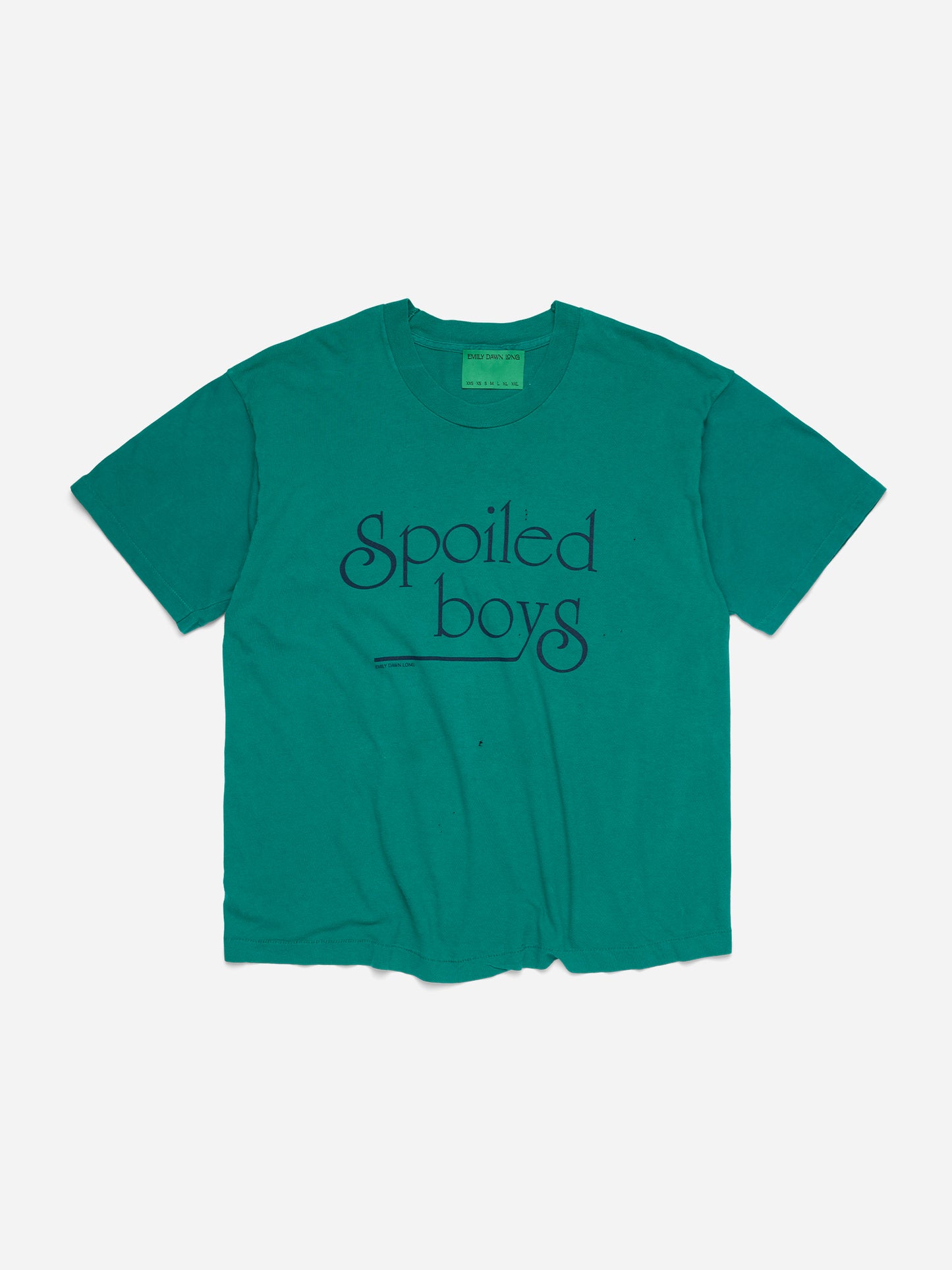 SPOILED BOYS - Green Tee3_XL (h)