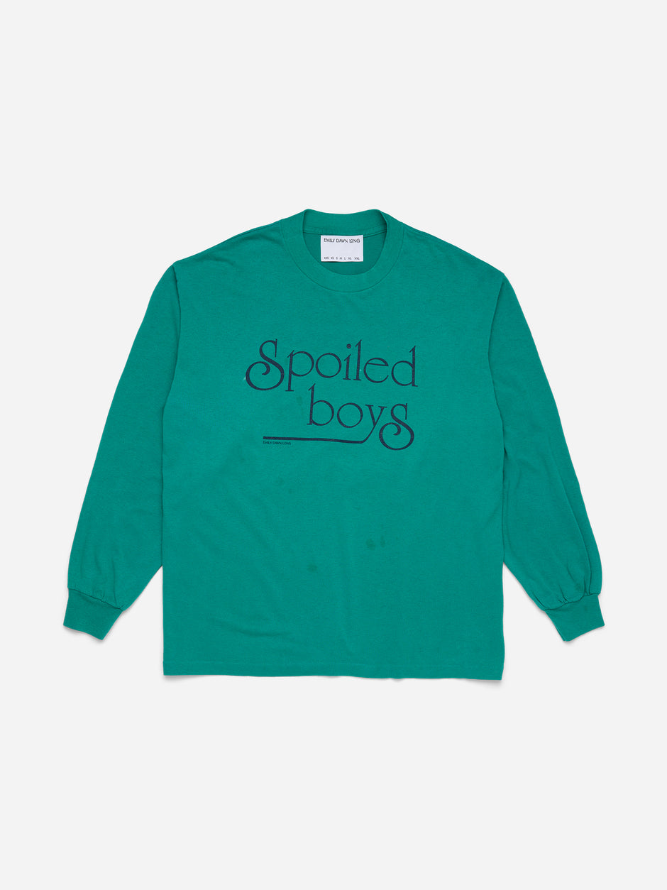 SPOILED BOYS - Green Crewneck_ (i)